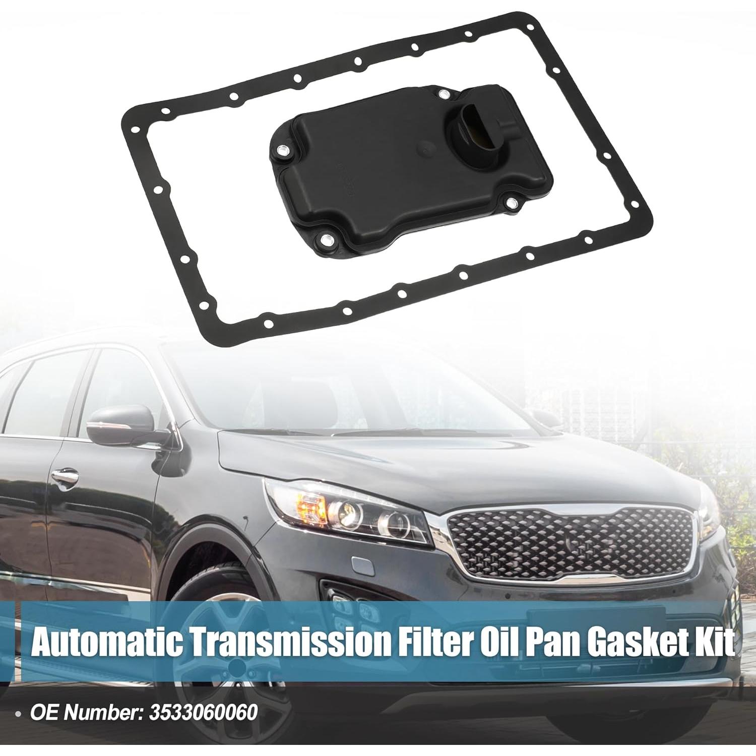 Filtro de Transmisión Aceite Pan uxcell para Toyota Tundra 2007-2014