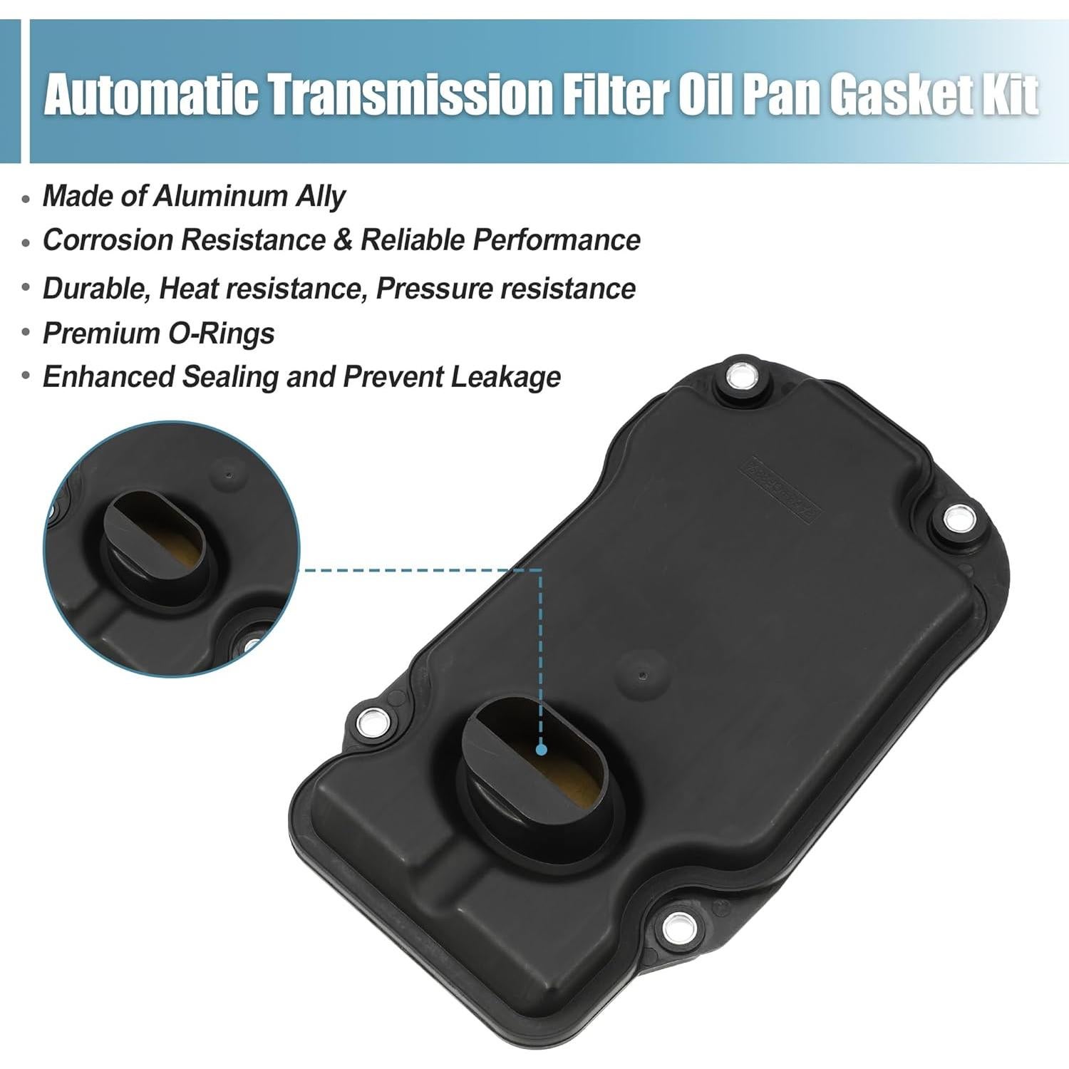 Filtro de Transmisión Aceite Pan uxcell para Toyota Tundra 2007-2014