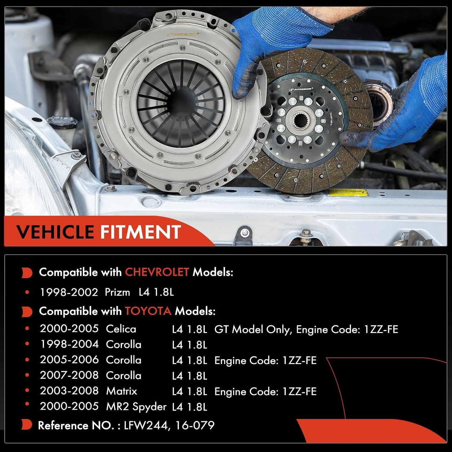 Kit de Embrague A-Premium para Toyota y Chevrolet 1.8L