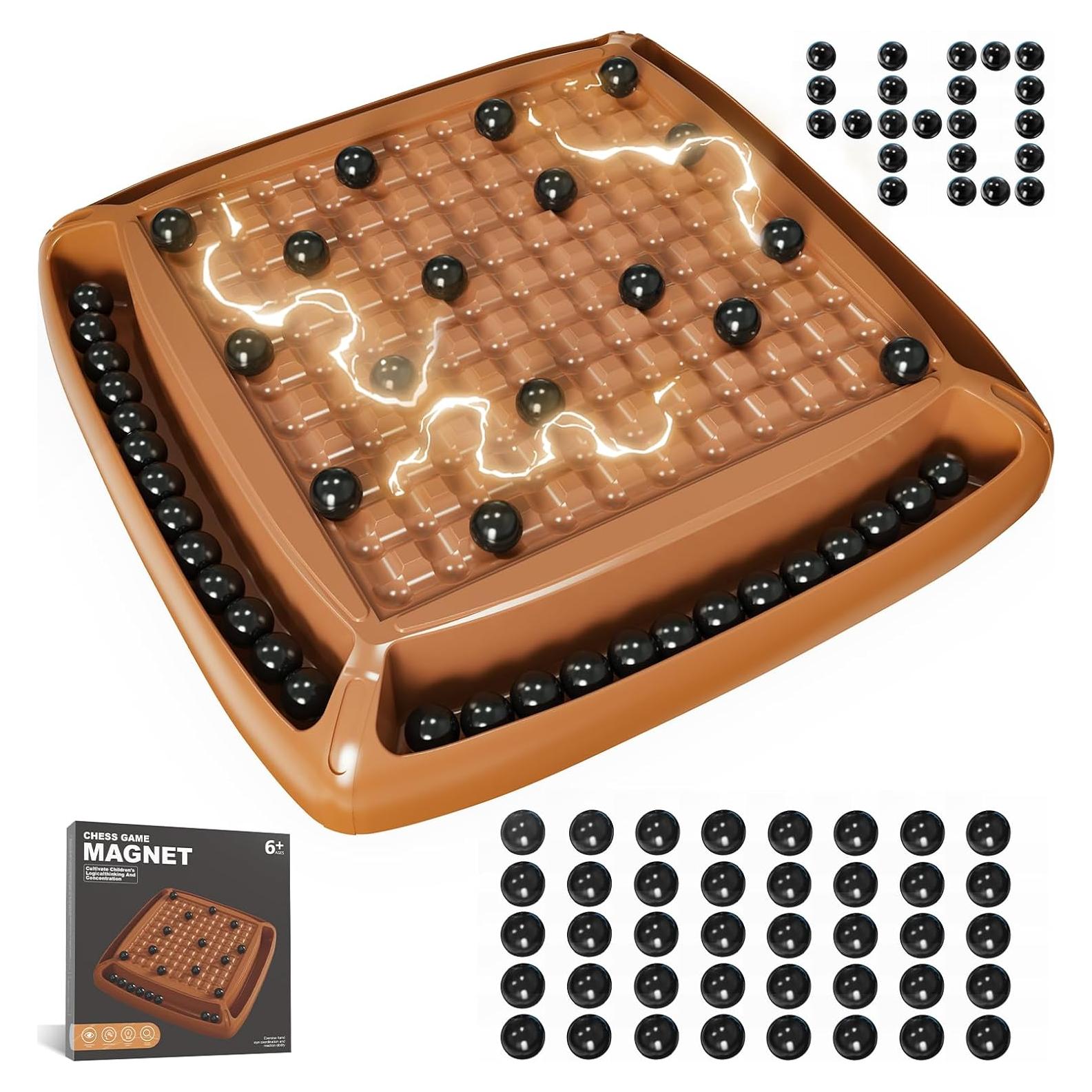 Juego de Ajedrez Magnético LLESSOO 40 Piezas para Niños y Adultos