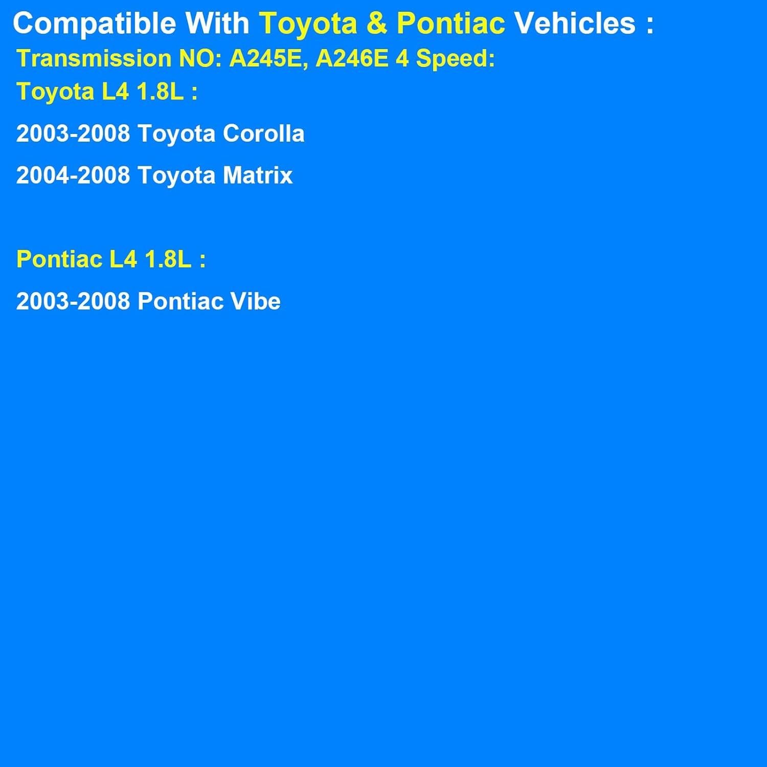 Kit de Filtro de Transmisión Automática Allmotorparts 1.8L Toyota/Pontiac