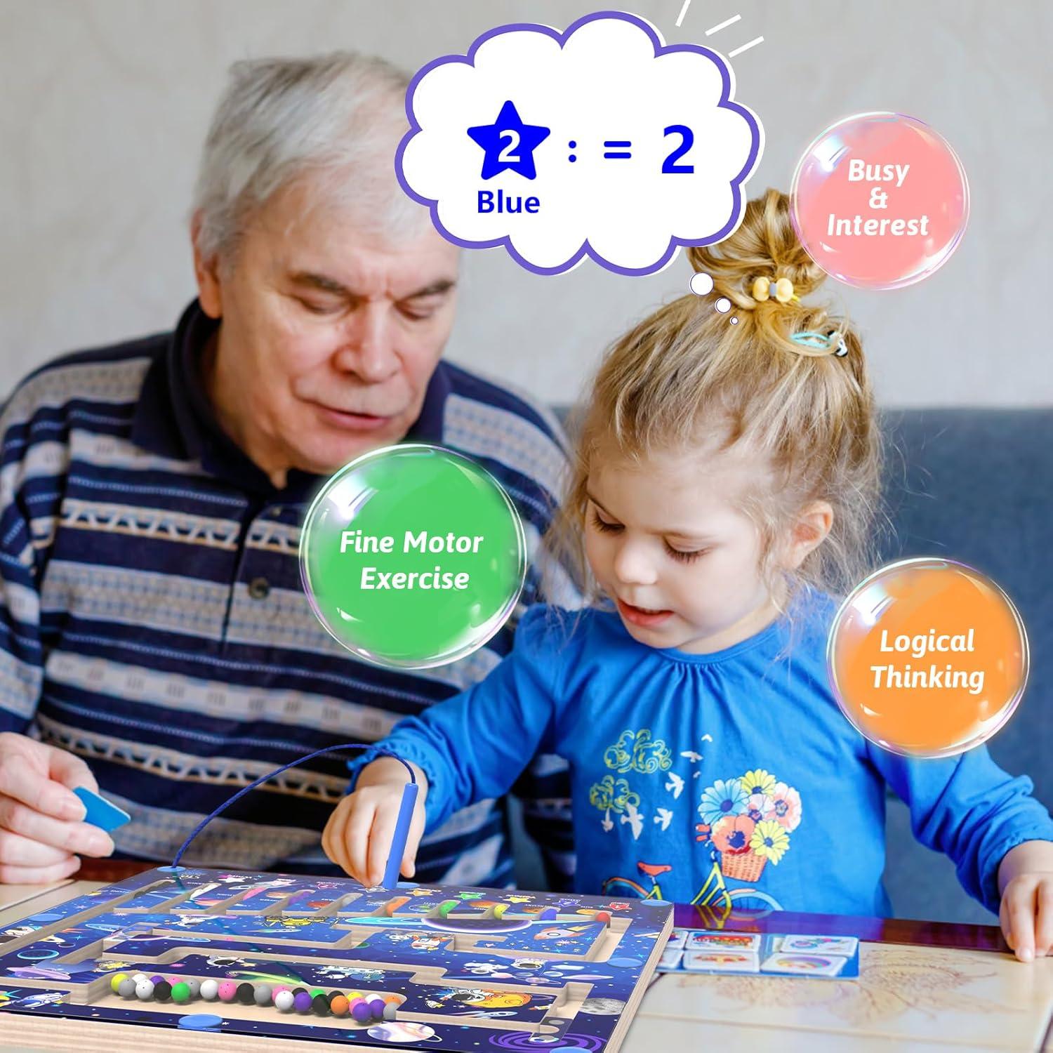 Rompecabezas Magnético Montessori MT5090 - Colores y Números