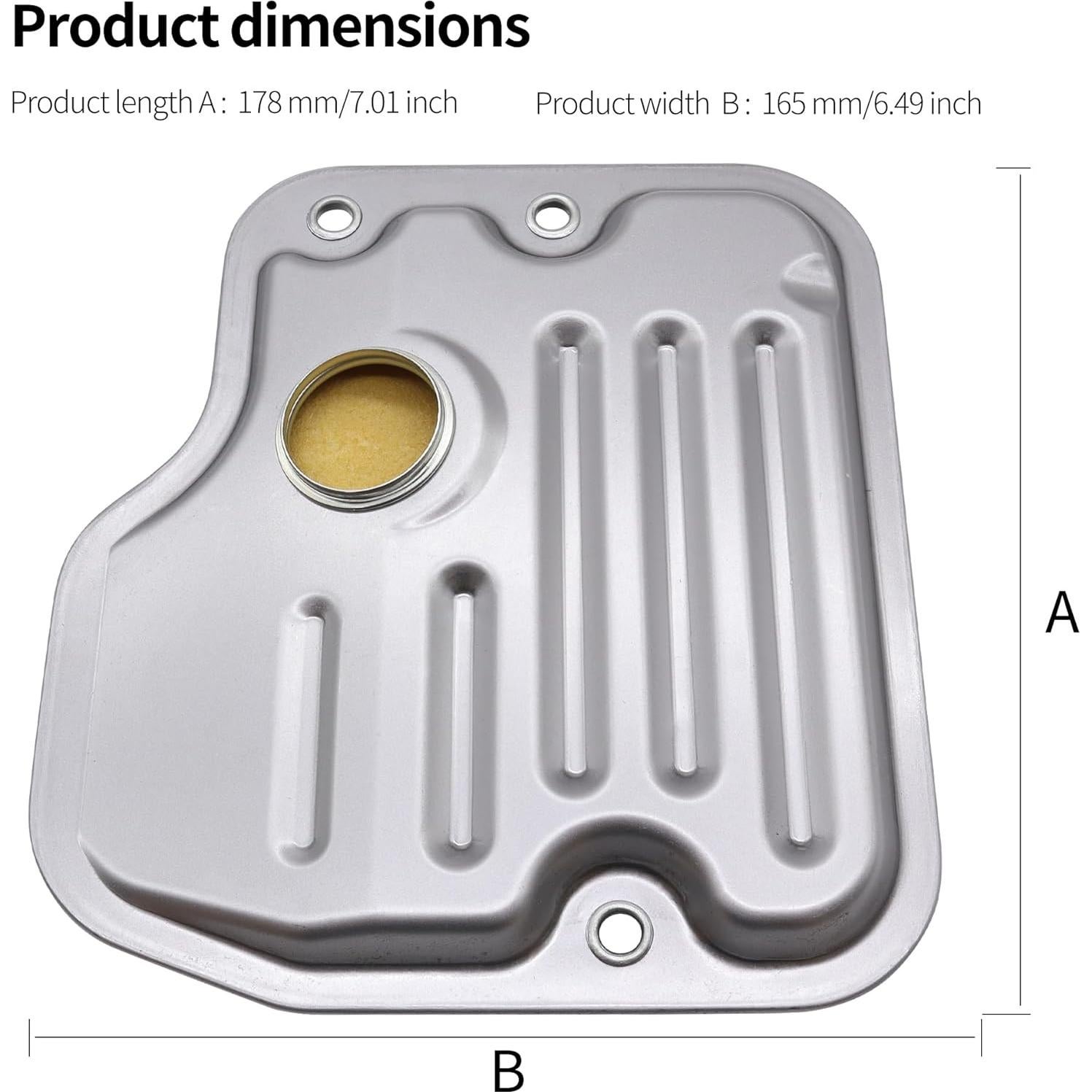 Filtro de Transmisión Automática OXCANO 3533008010 Compatible Toyota Lexus
