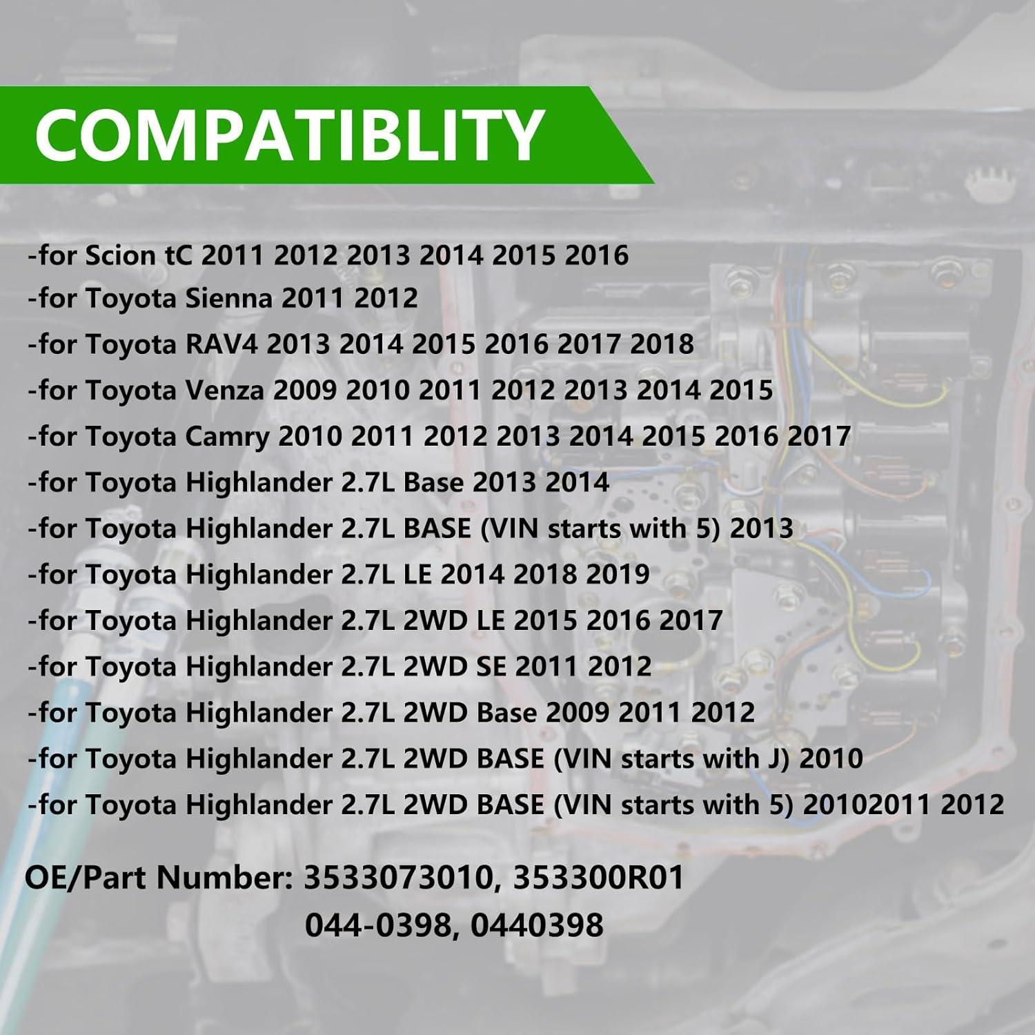 Kit Juntas Filtro Transmisión Automática TOP-VIGOR U760E