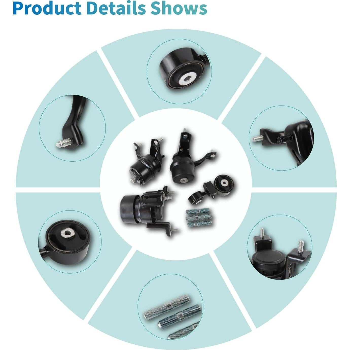 Kit Montaje Motor Transmisión FIWARY Toyota Camry 2.4L 2007-2011