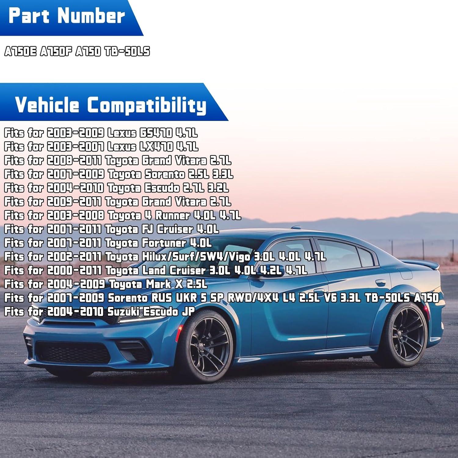 Kit de Solenoide de Transmisión Kessocco A750E A750F 7 Piezas
