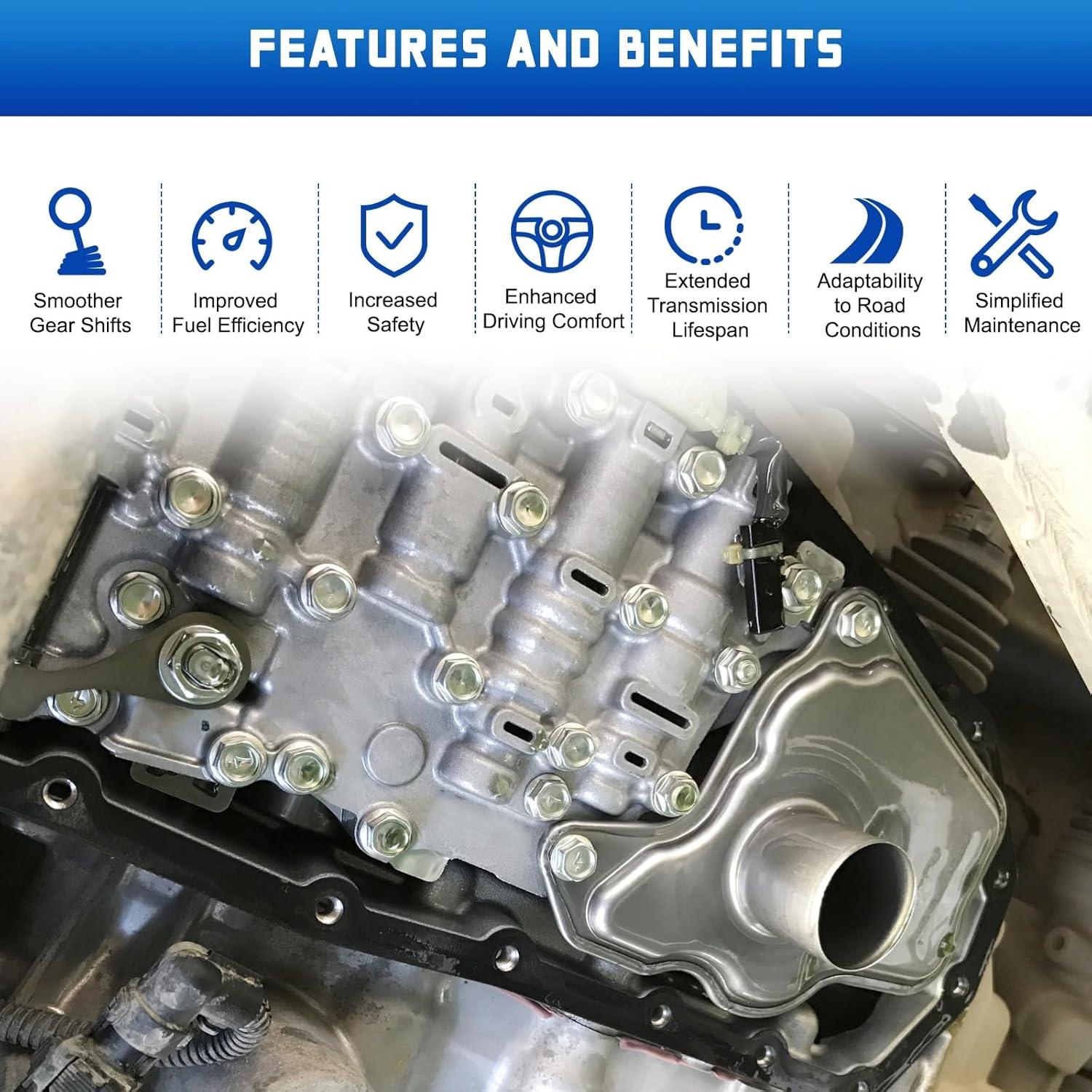Kit de Solenoide de Transmisión Kessocco A750E A750F 7 Piezas