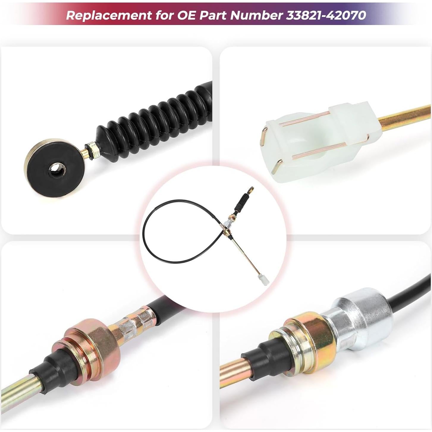 Cable de Cambio Manual Atesilor para Toyota RAV4 1996-2000