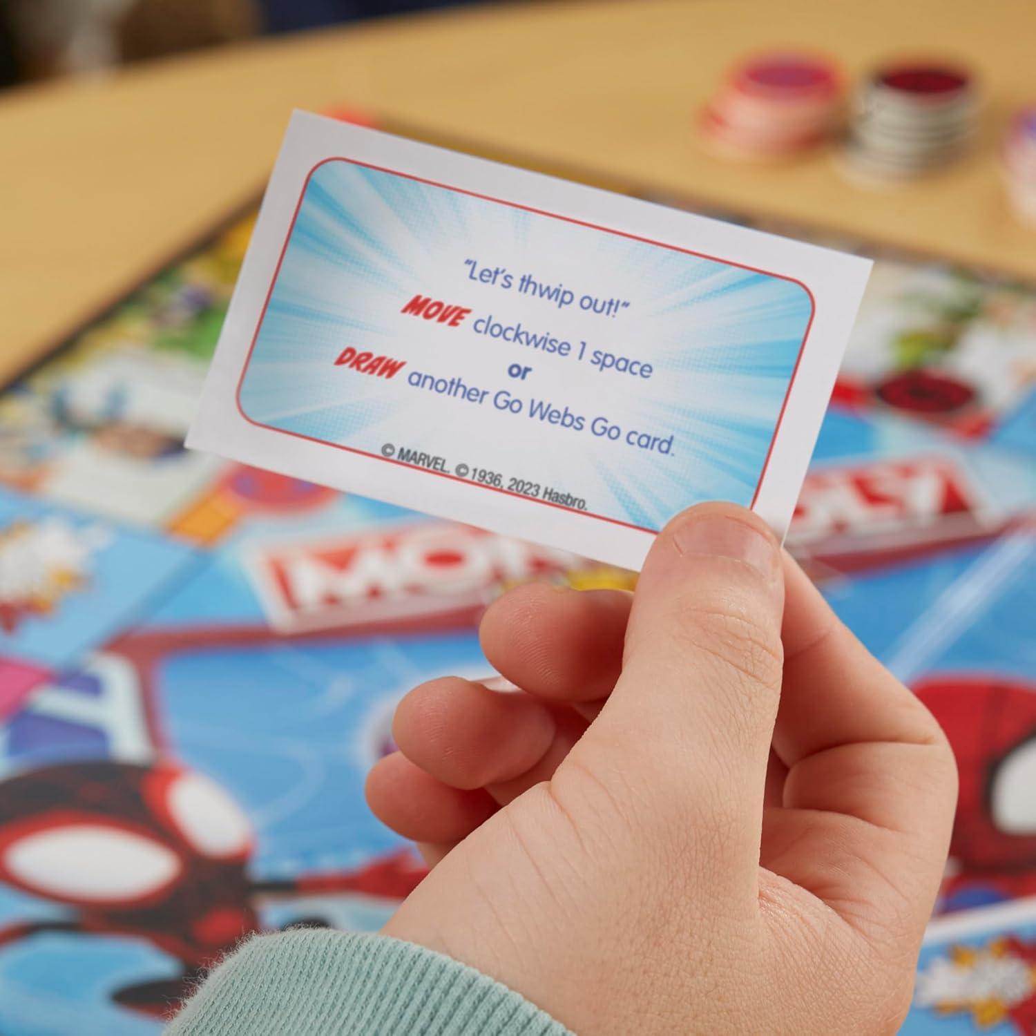 Monopoly Junior Hasbro Spidey y Amigos Juego de Mesa 5+