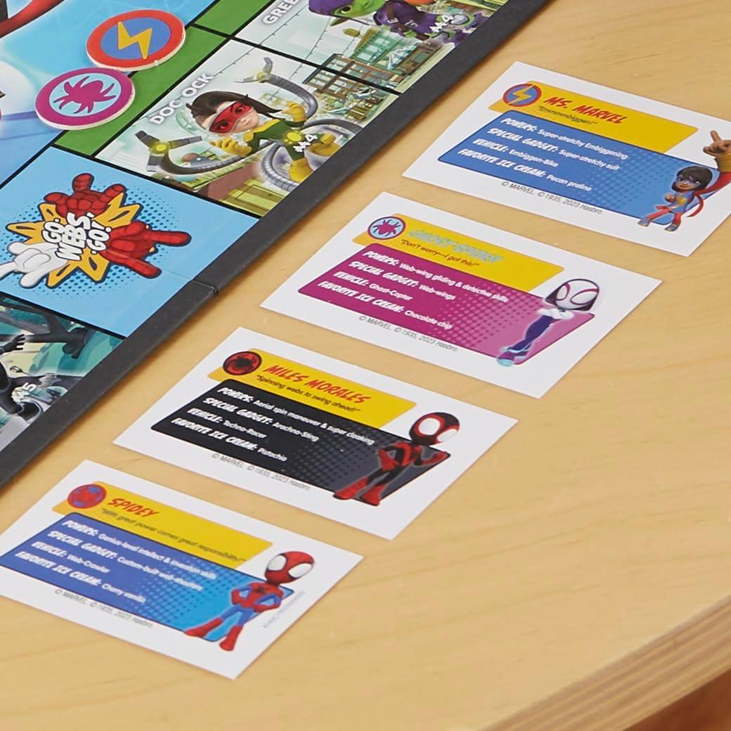 Monopoly Junior Hasbro Spidey y Amigos Juego de Mesa 5+