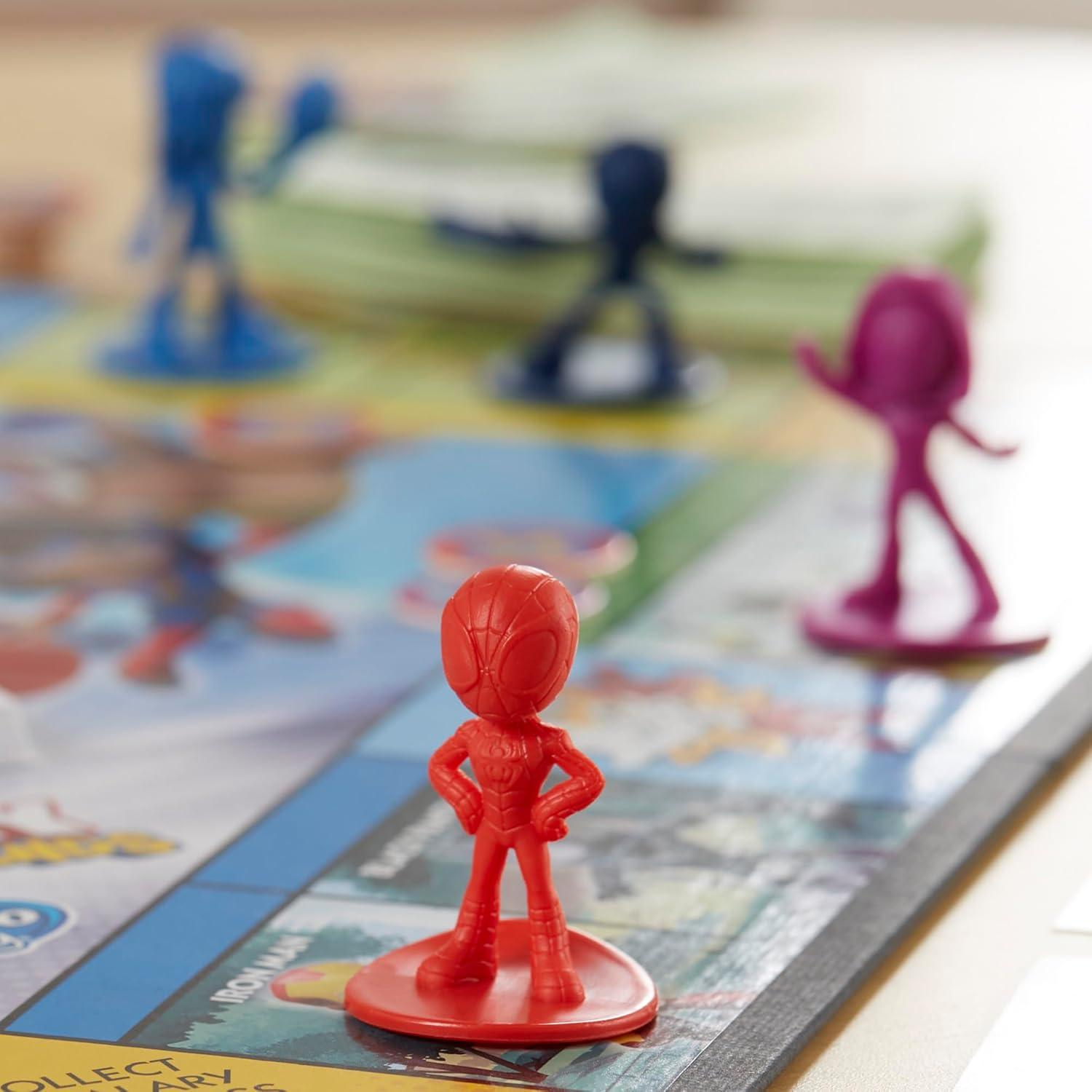Monopoly Junior Hasbro Spidey y Amigos Juego de Mesa 5+