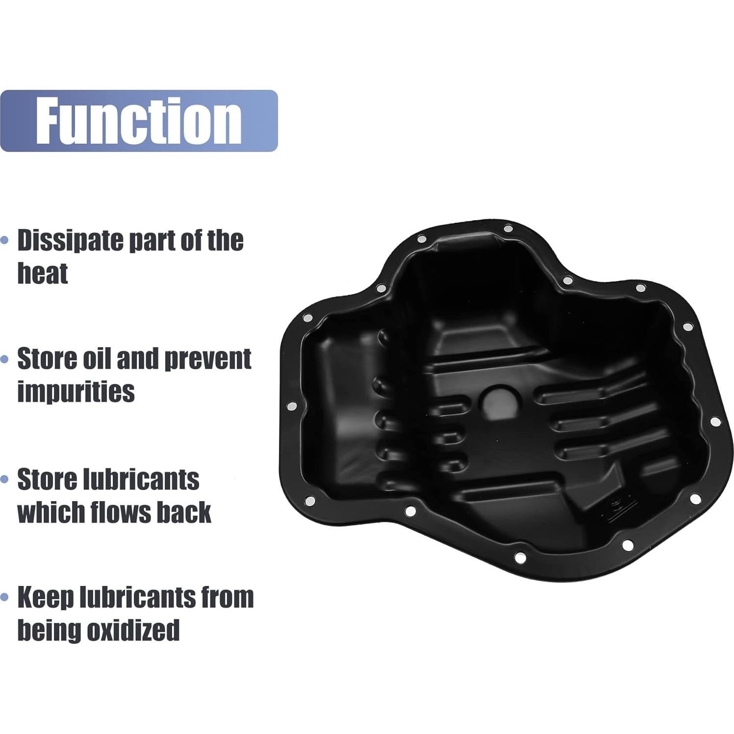 Pan de Aceite Inferior X AUTOHAUX para Toyota y Scion 12101-0H010