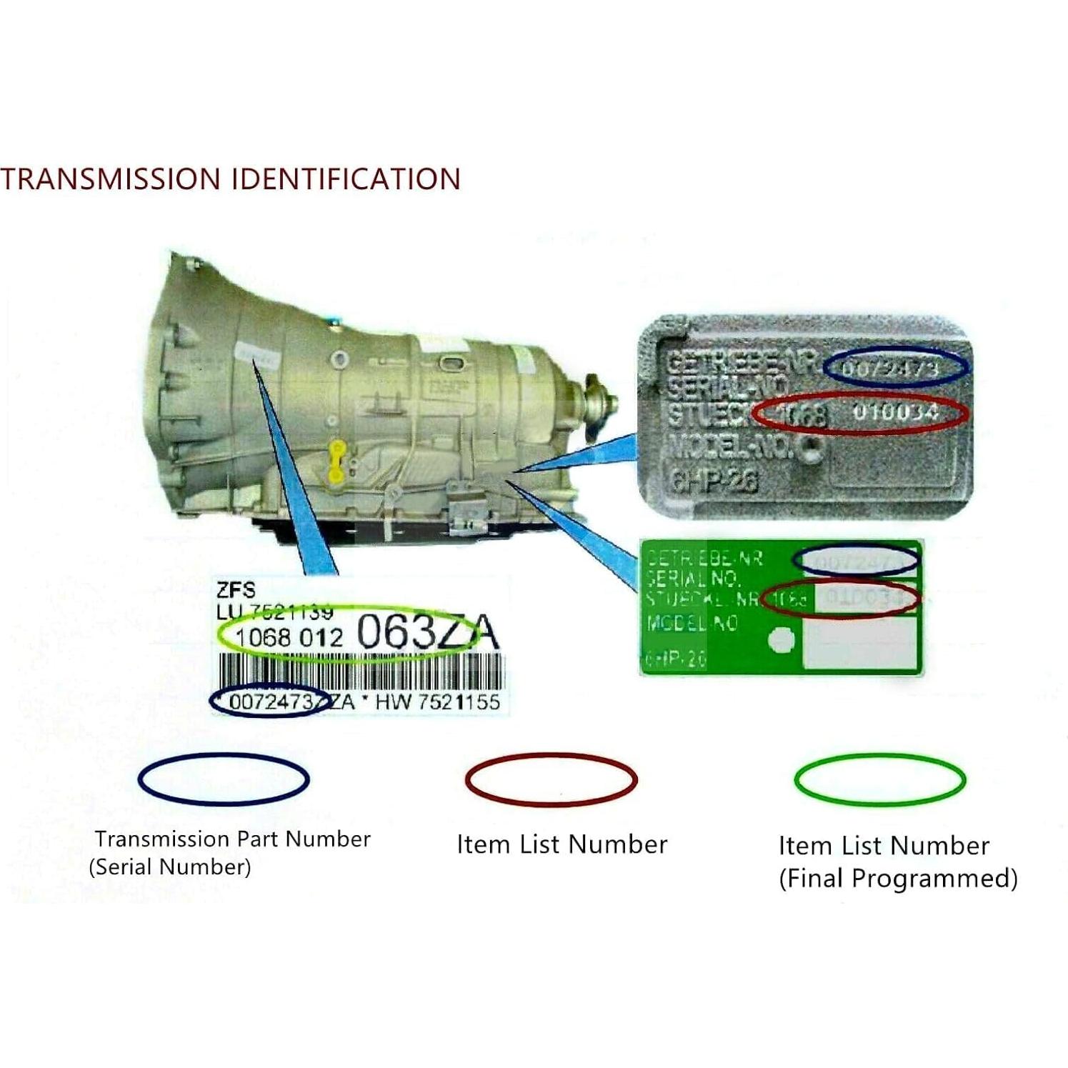 Kit de Solenoide de Transmisión PANGOLIN U140E U241E 5 Piezas