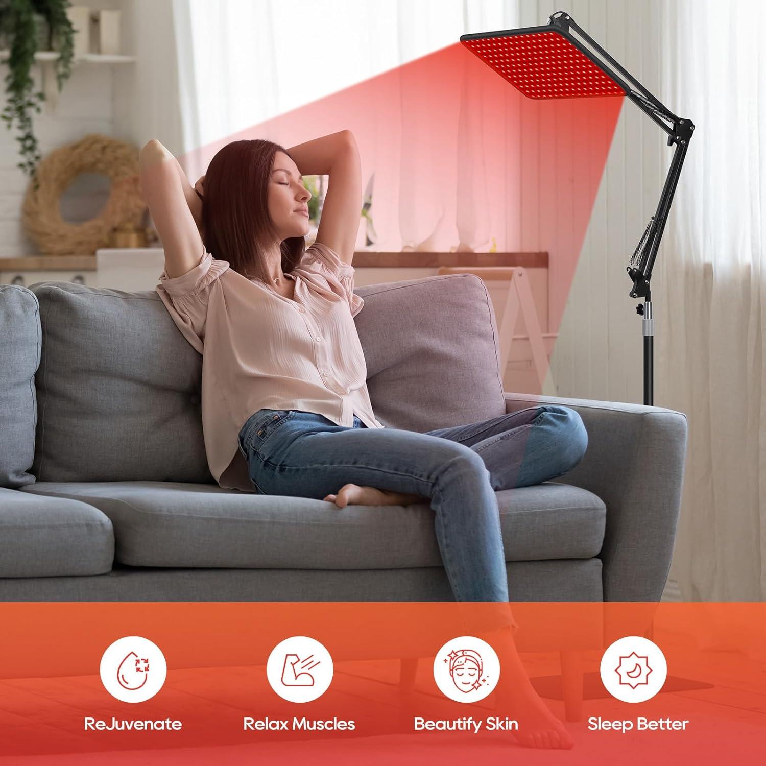 Terapia de Luz Roja BEICHEN 660nm 850nm para Cuerpo y Cara