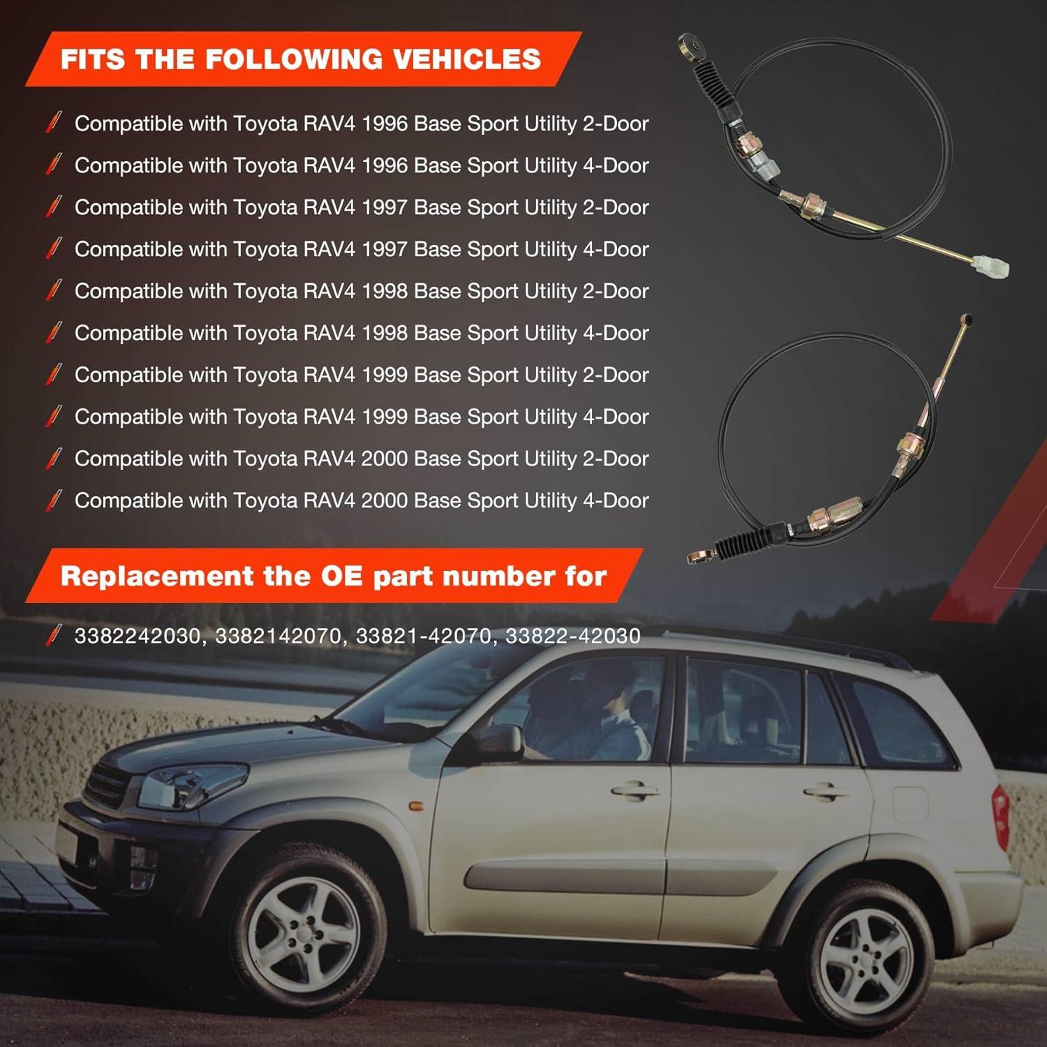 Cable de Control de Cambio Manual ATRACYPART para Toyota RAV4 1996-2000