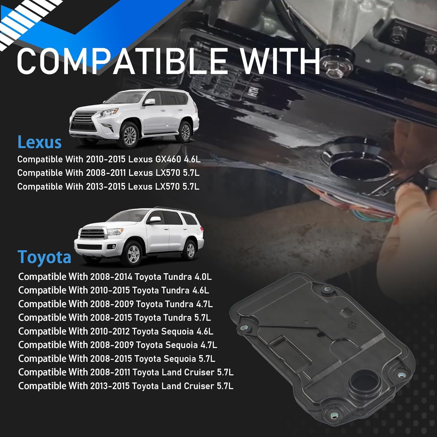 Kit de Junta de Aceite de Filtro de Transmisión YzusGomumu 3533060060