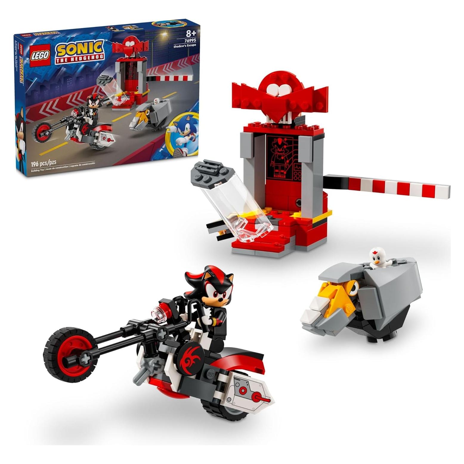 LEGO Sonic Escape de Shadow - Motocicleta y Figuras