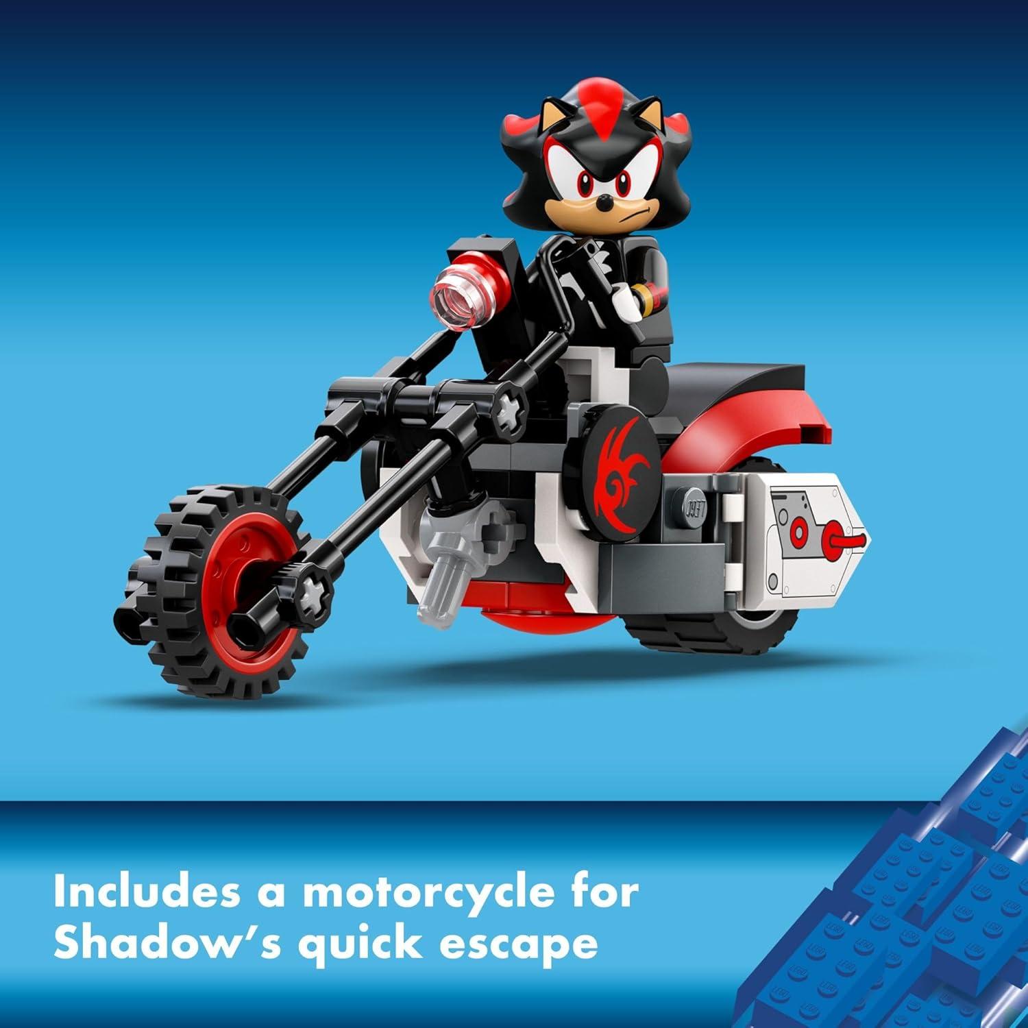 LEGO Sonic Escape de Shadow - Motocicleta y Figuras