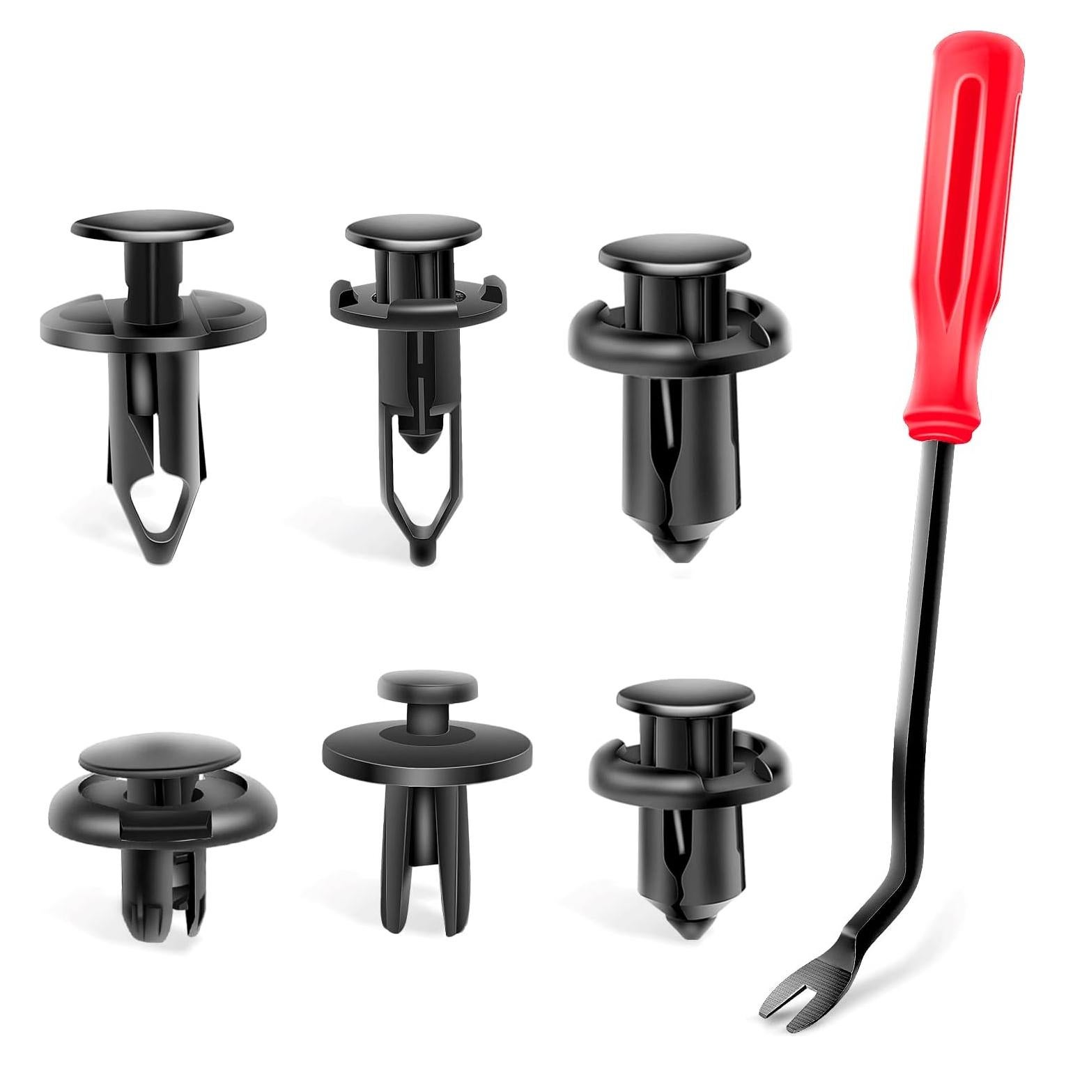 Kit 120 Clips Retención Automóvil Nilight 6.3mm a 10mm