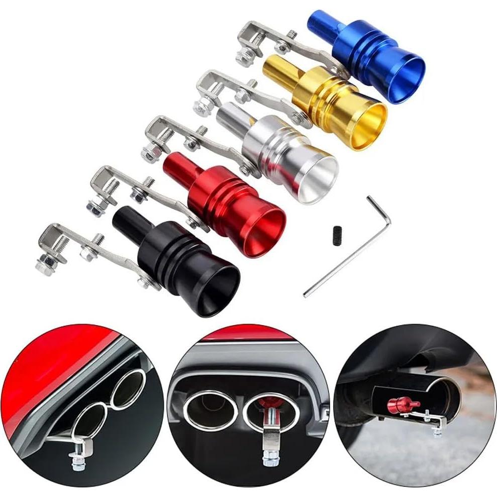 Silenciador de Escape Turbo KINOWJI Modelo Turbo123 Azul