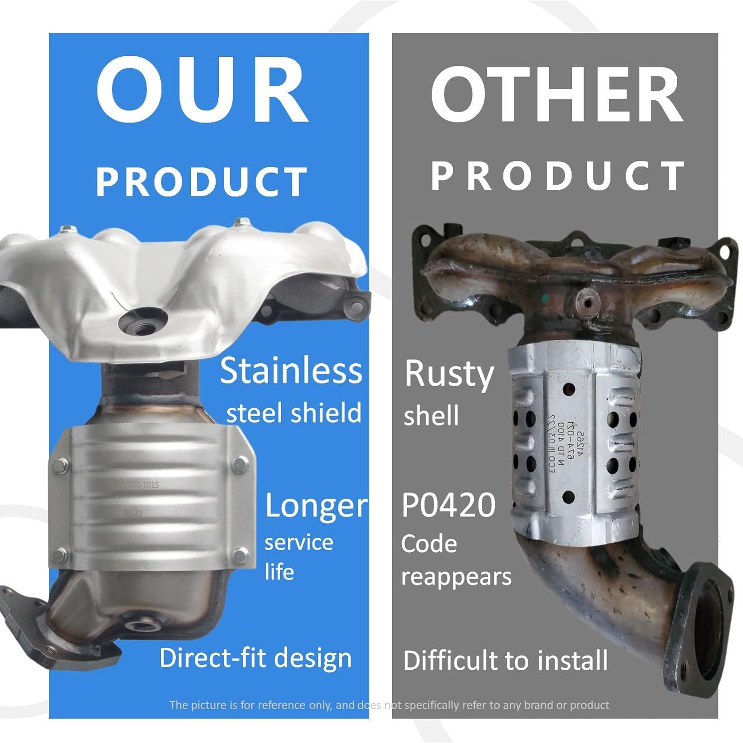 Convertidor Catalítico JT para Toyota Corolla 2009-2013 L4 1.8L