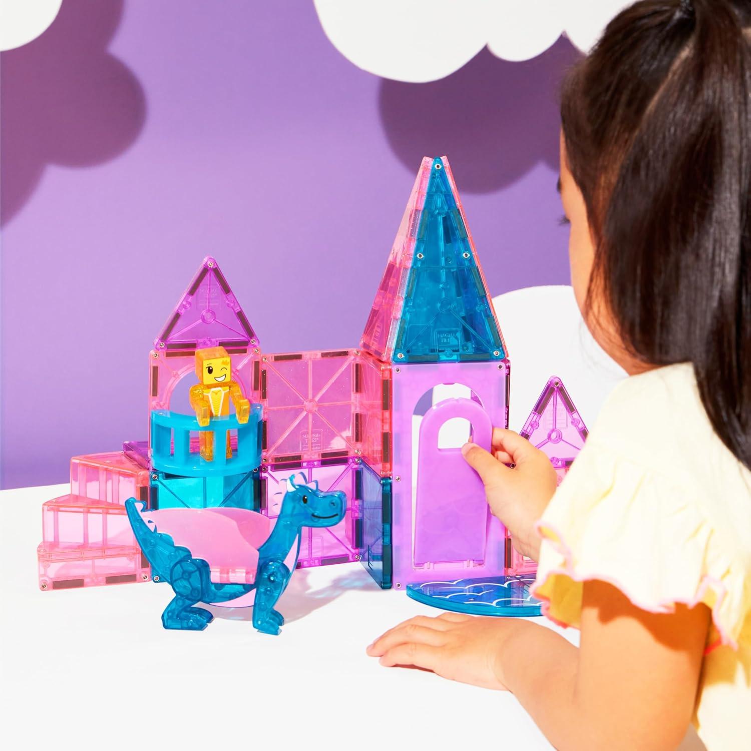 MAGNA-TILES Castillo Set Magnético 25 Piezas para Niños