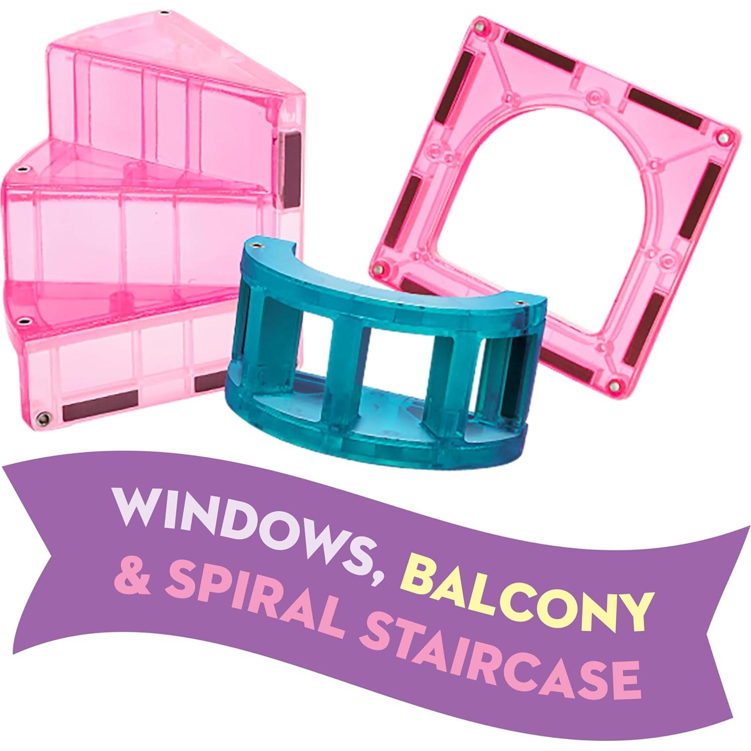 MAGNA-TILES Castillo Set Magnético 25 Piezas para Niños