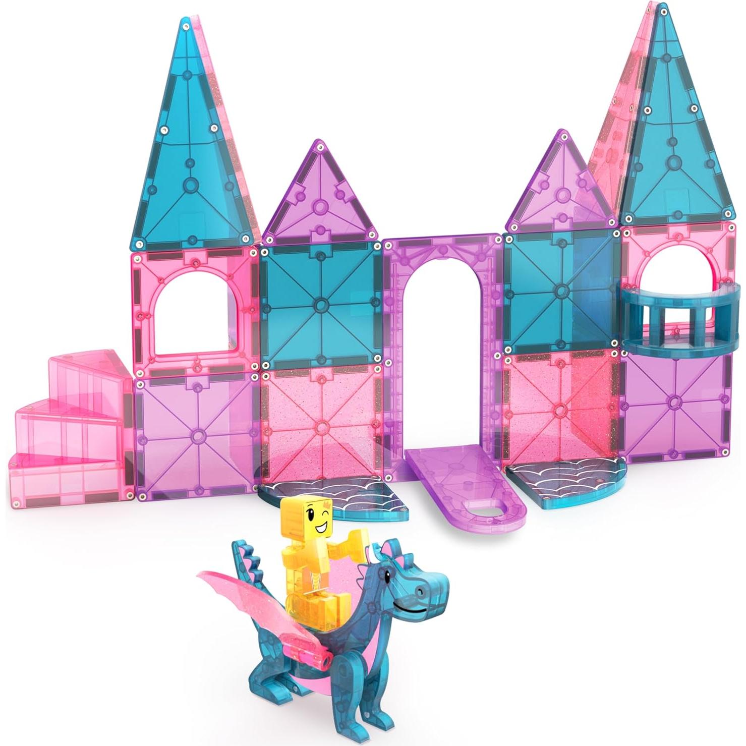 MAGNA-TILES Castillo Set Magnético 25 Piezas para Niños