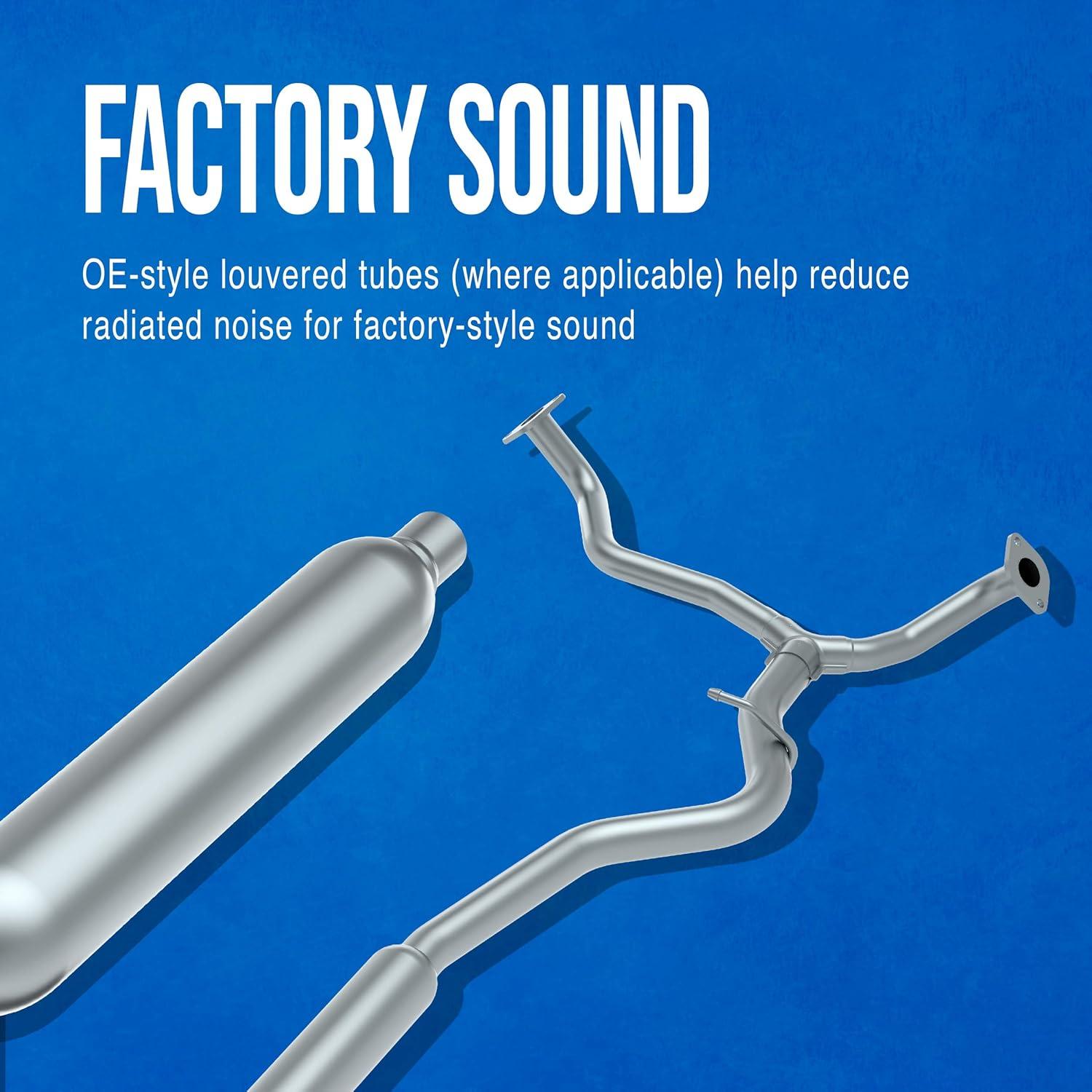 Walker 48341 Direct Fit Exhaust Resonator and Pipe Assembly for Toyota Camry