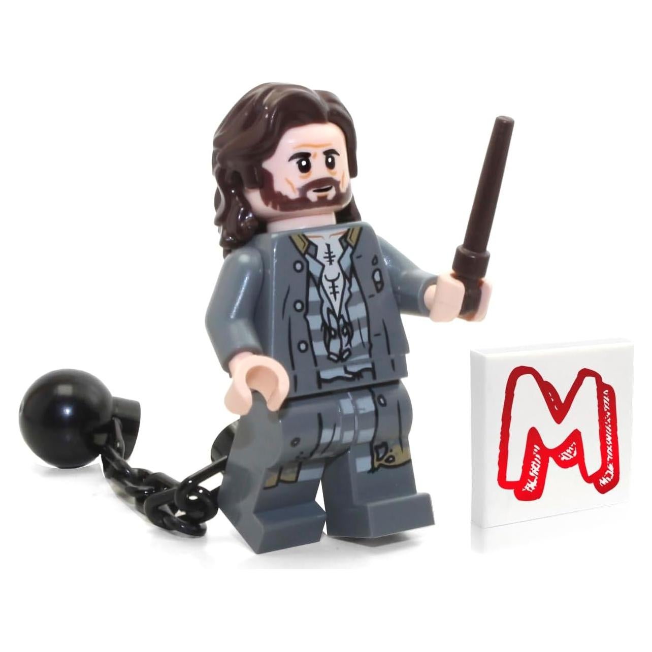 LEGO Minifigura Harry Potter Sirius Black con Varita