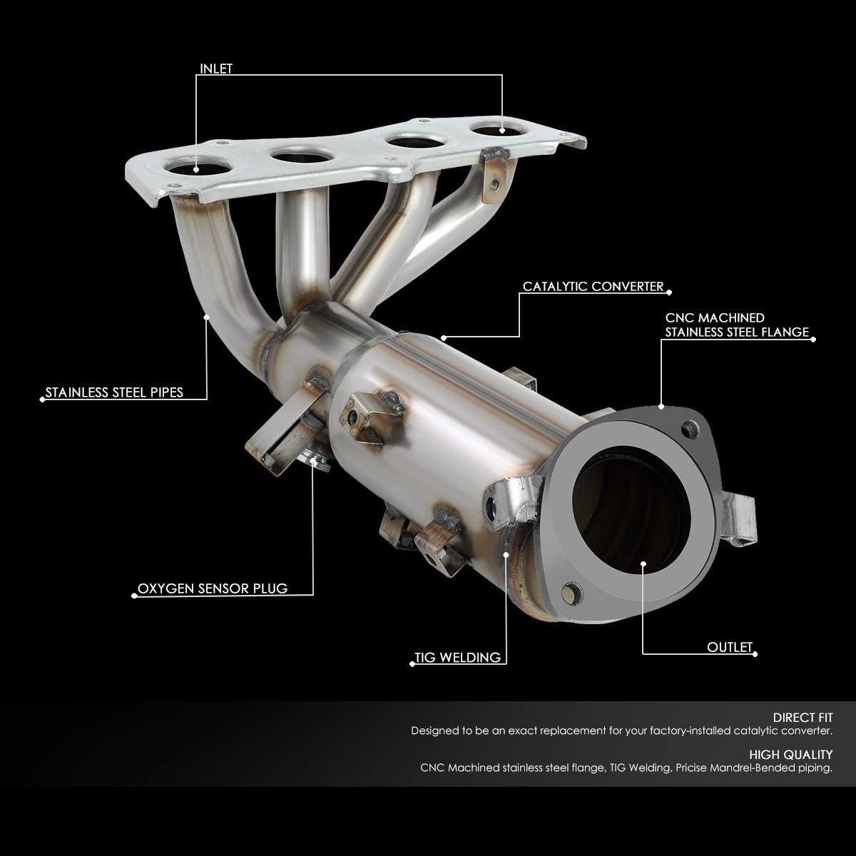 Convertidor Catalítico Frontal Auto Dynasty Toyota Camry 2.4L 2002-2006