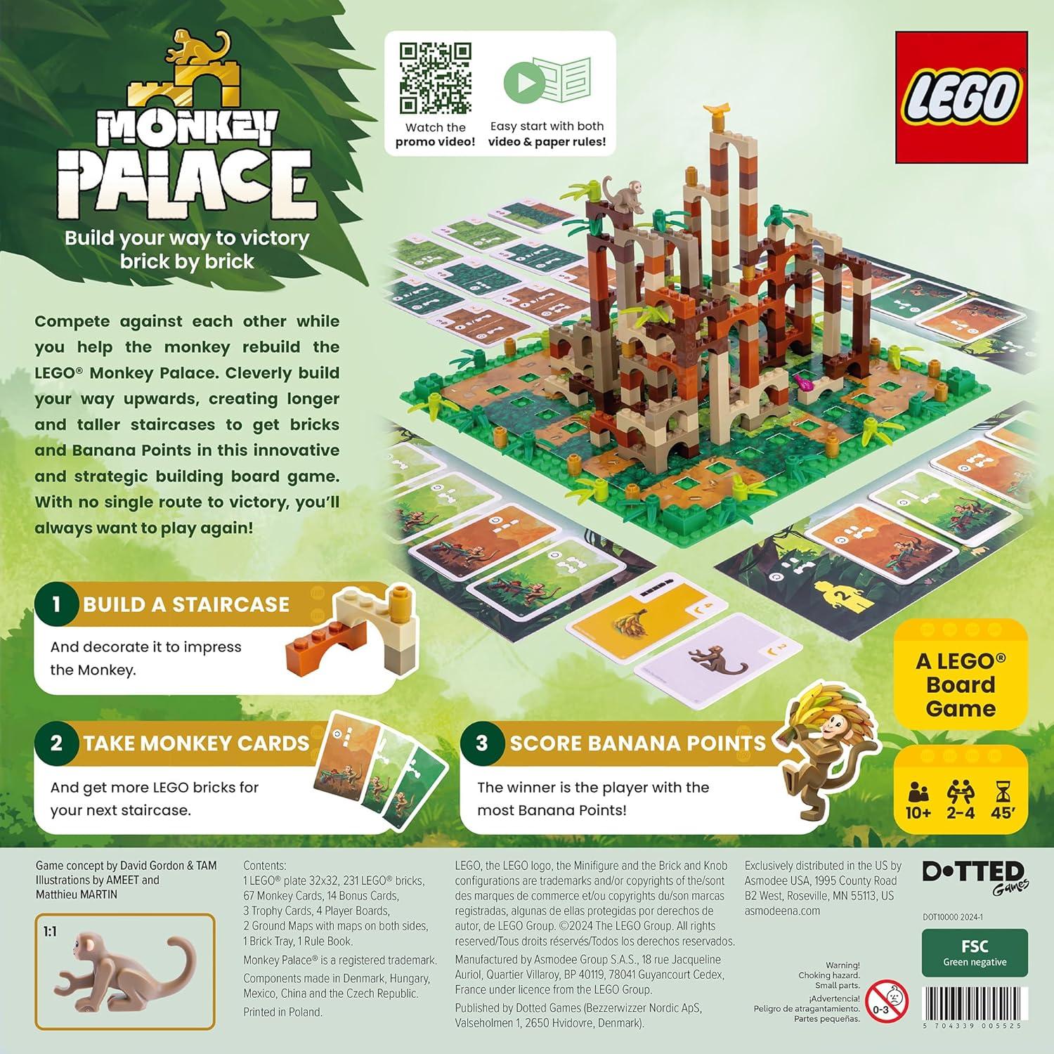 Juego de Mesa Palacio de Monos - LEGO - 2 a 4 Jugadores