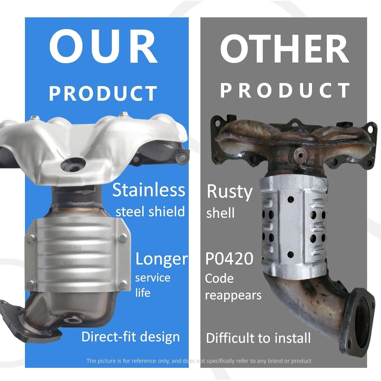 Convertidor Catalítico JT para Toyota Camry y Solara 2.4L