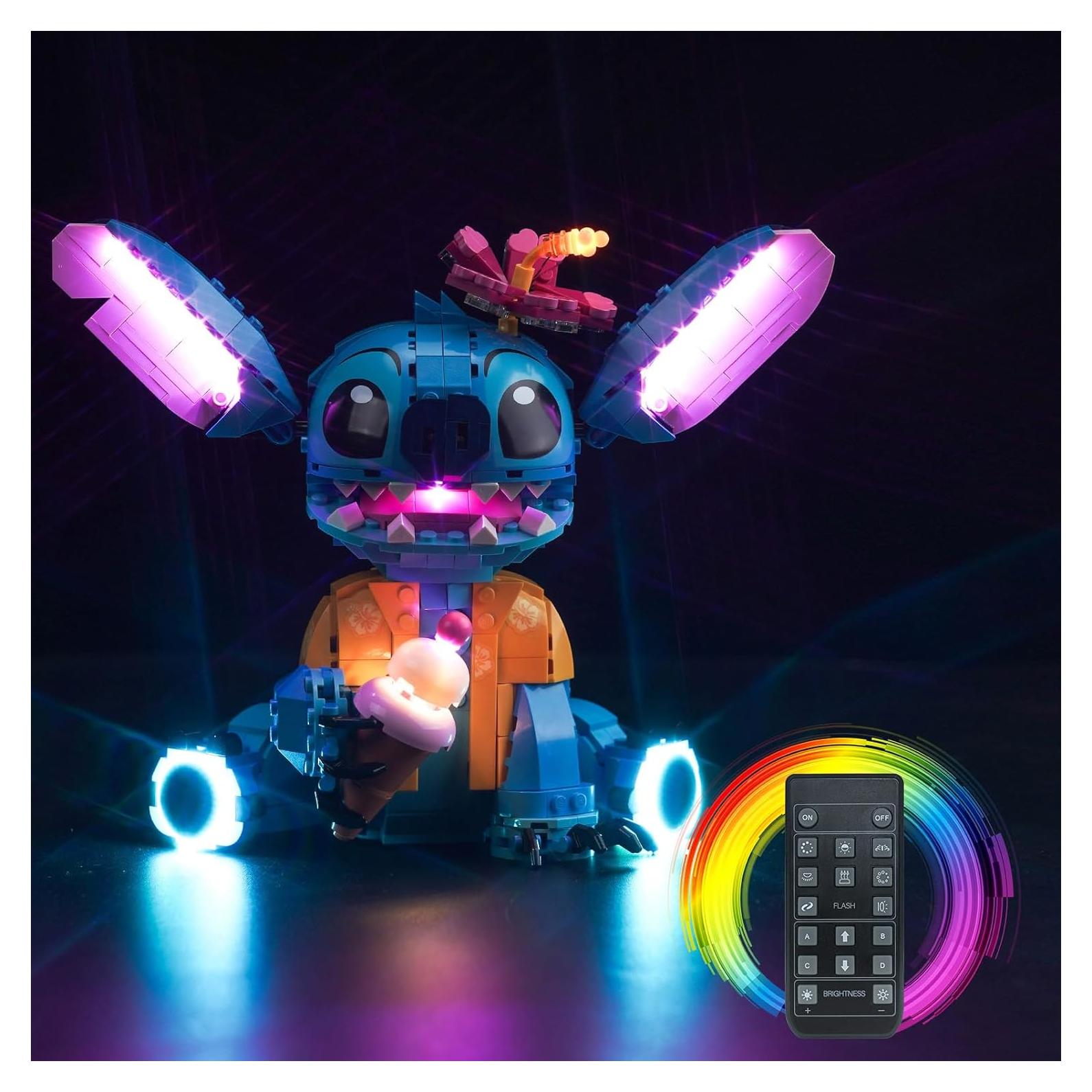 Kit de Luz LED VONADO para Lego Stitch 43249 Disney