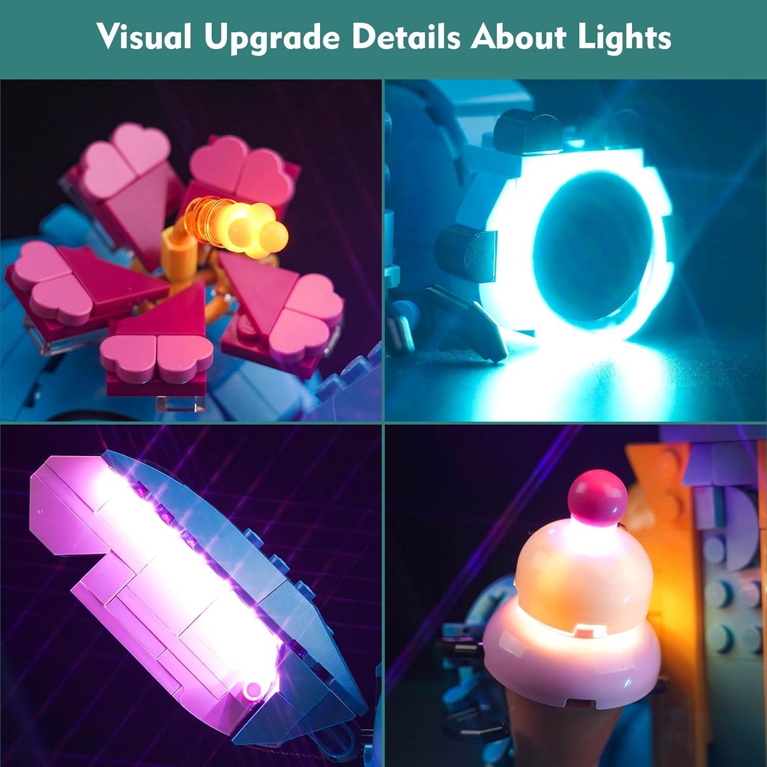 Kit de Luz LED VONADO para Lego Stitch 43249 Disney