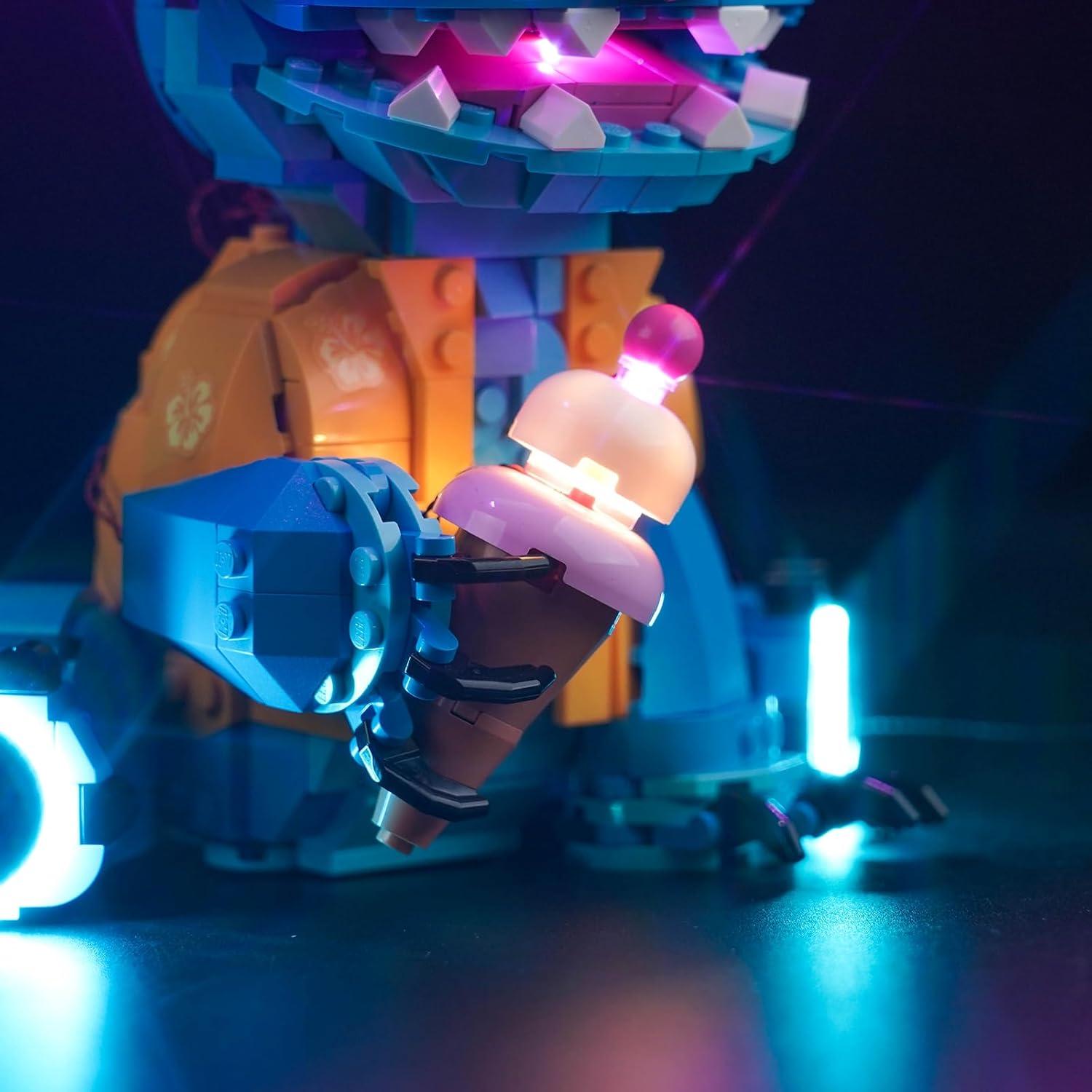 Kit de Luz LED VONADO para Lego Stitch 43249 Disney