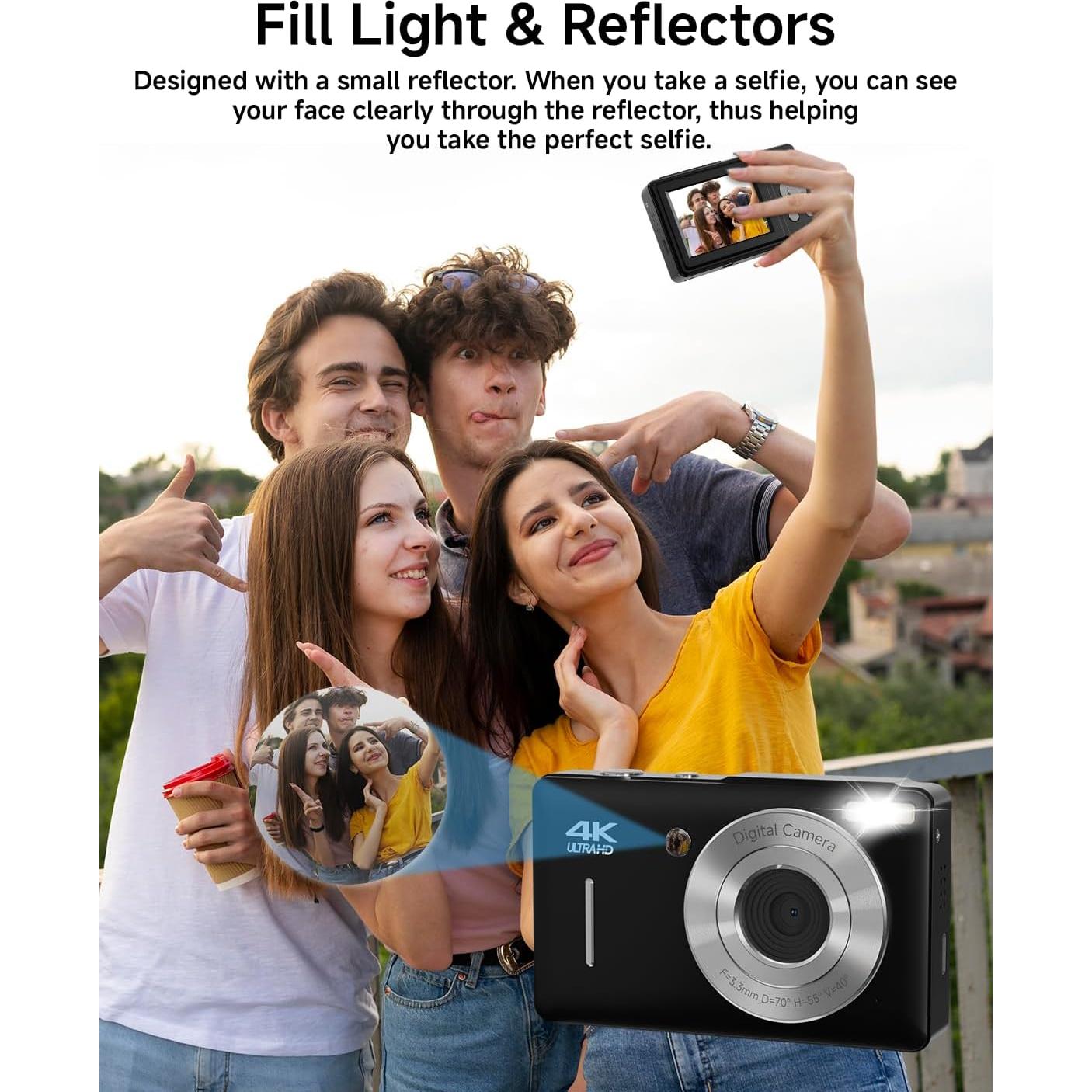 Cámara Digital Compacta SMARTKLIK DC228 44MP FHD 1080P Niños