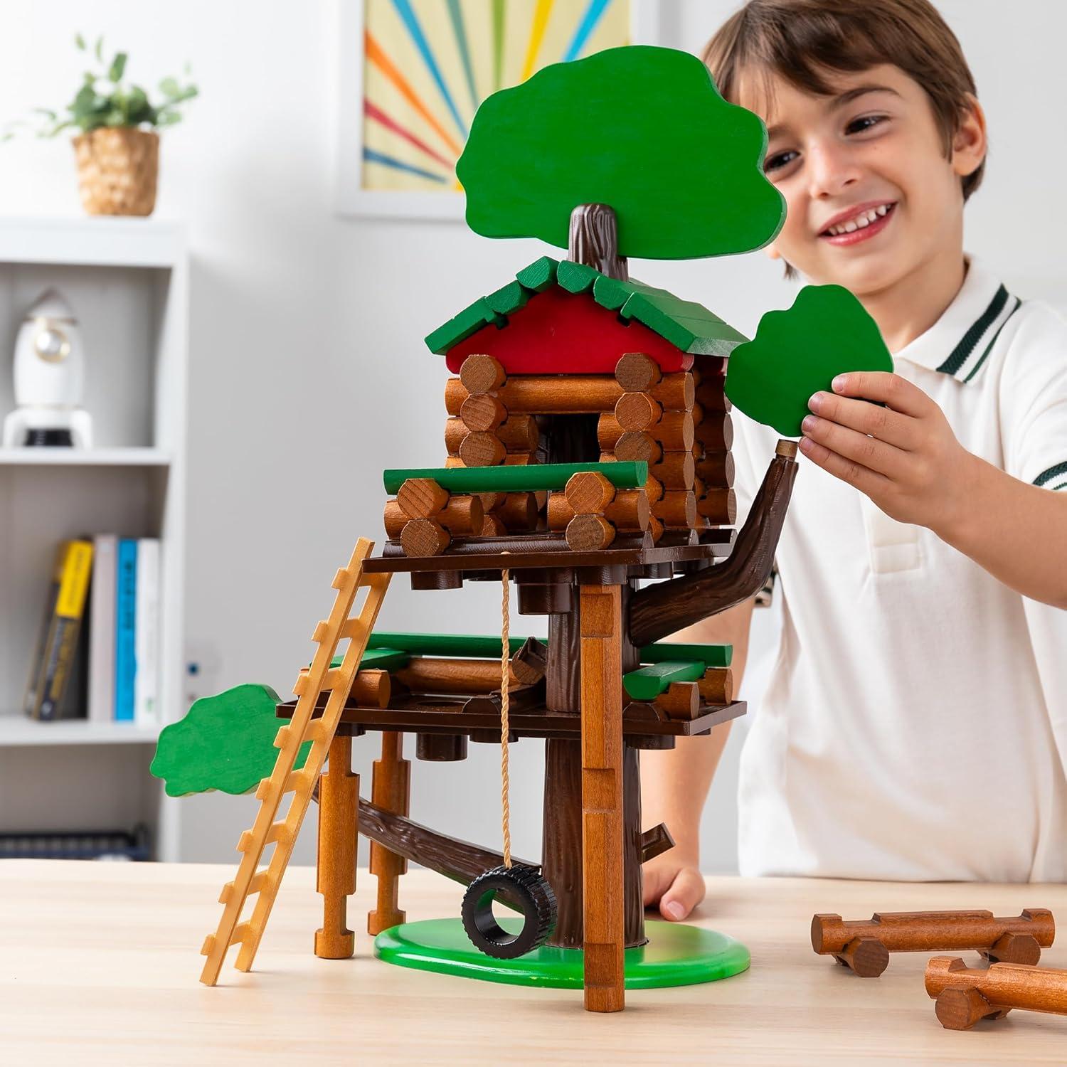 Juego de Construcción Casa en Árbol K'NEX 2 Niveles 80 Piezas