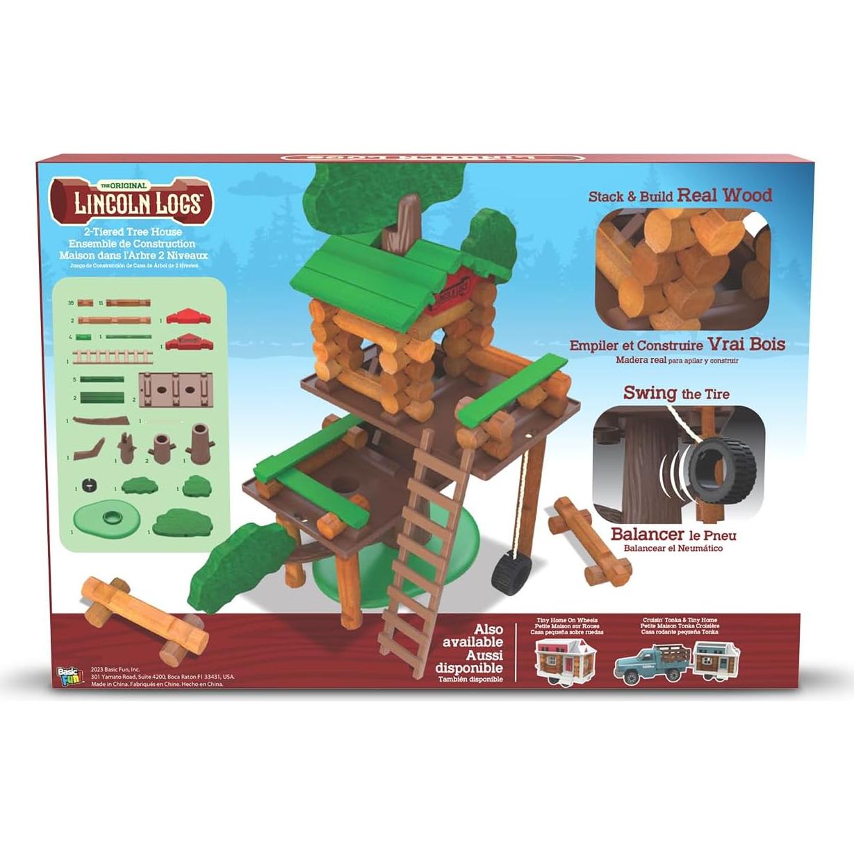 Juego de Construcción Casa en Árbol K'NEX 2 Niveles 80 Piezas