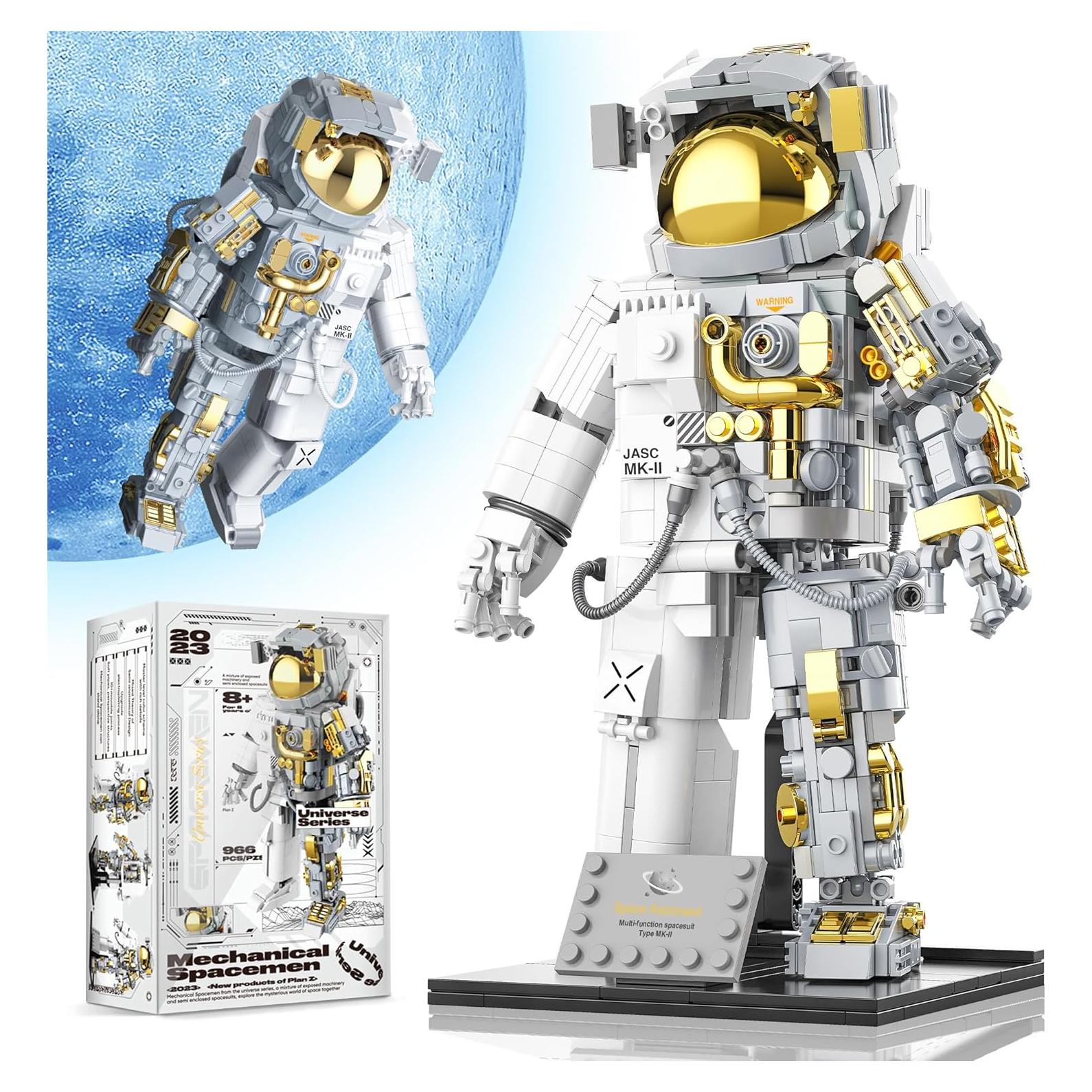 Set de Bloques de Construcción Astronauta Espacial 966Pcs