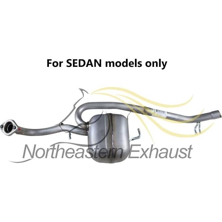 Tubería Intermedia Escape Acero Inoxidable Northeastern Toyota Yaris 2007-2012