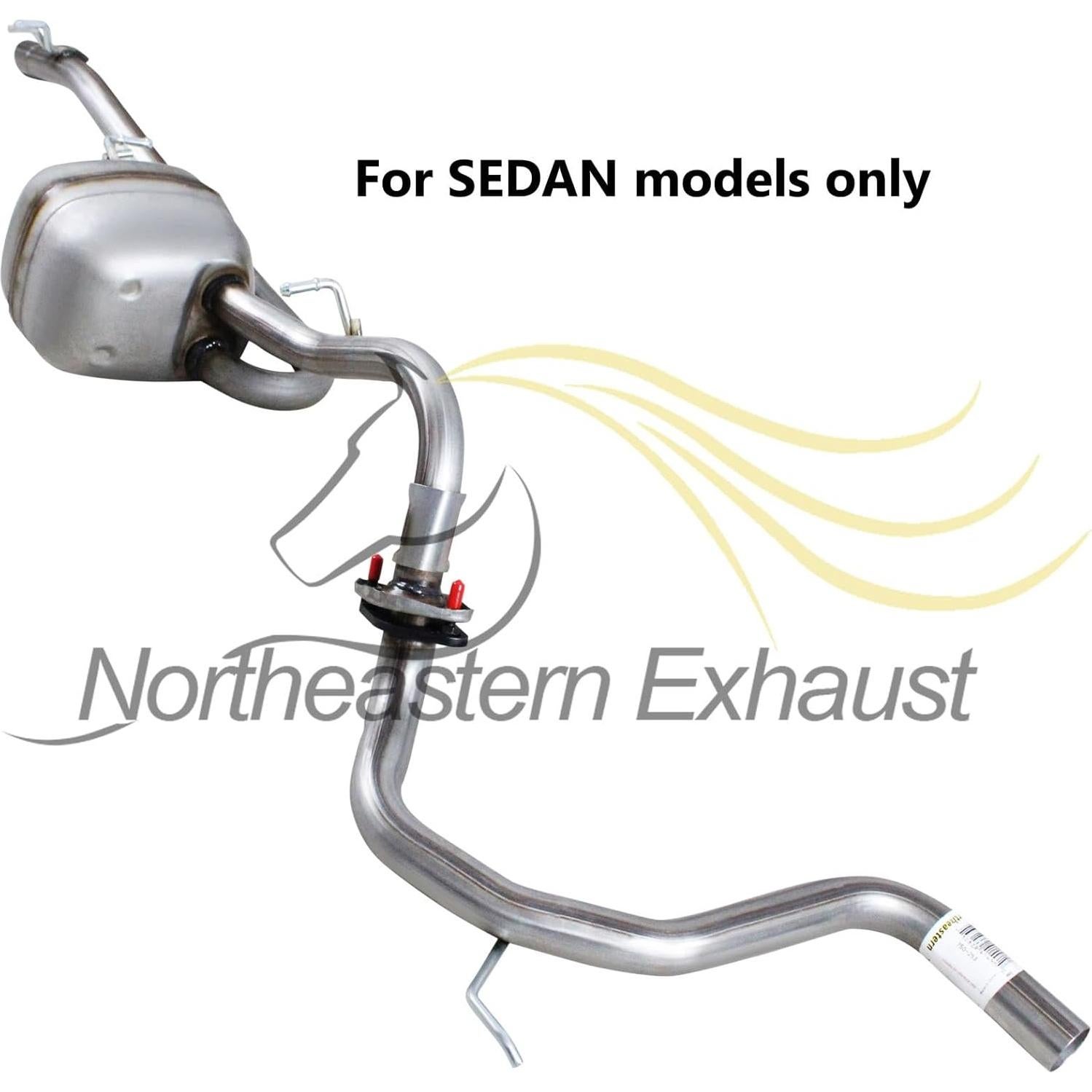 Tubería Intermedia Escape Acero Inoxidable Northeastern Toyota Yaris 2007-2012