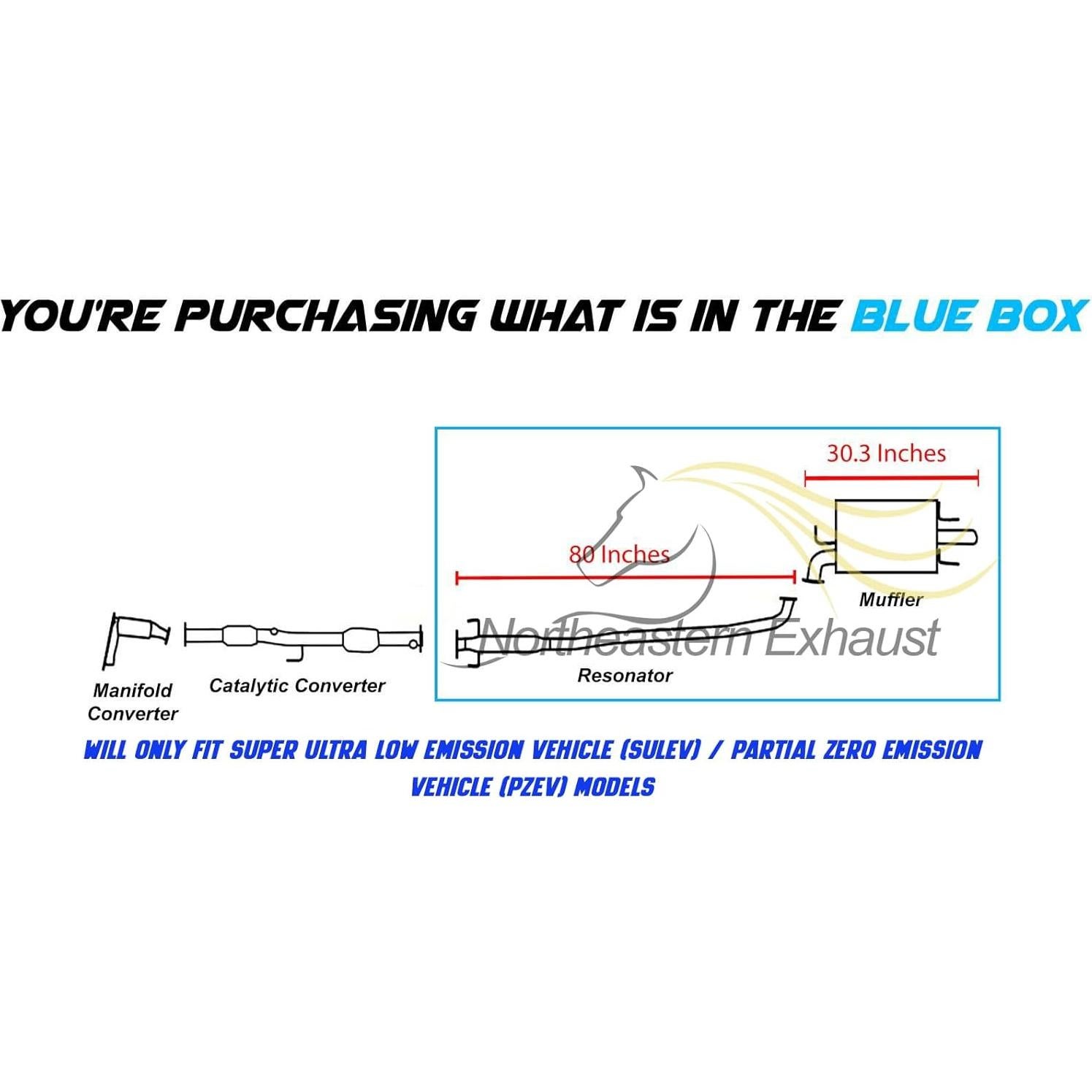 Kit Silenciador Resonador Acero Inoxidable Northeastern para Toyota Camry 2003-2006