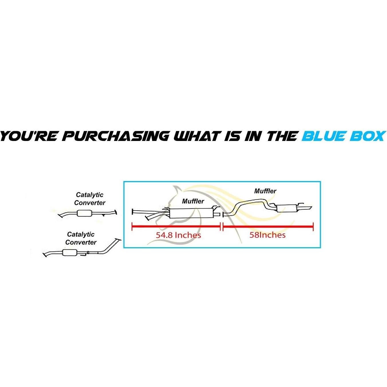Silenciador de Acero Inoxidable Northeastern para Toyota Sequoia 2001-2007
