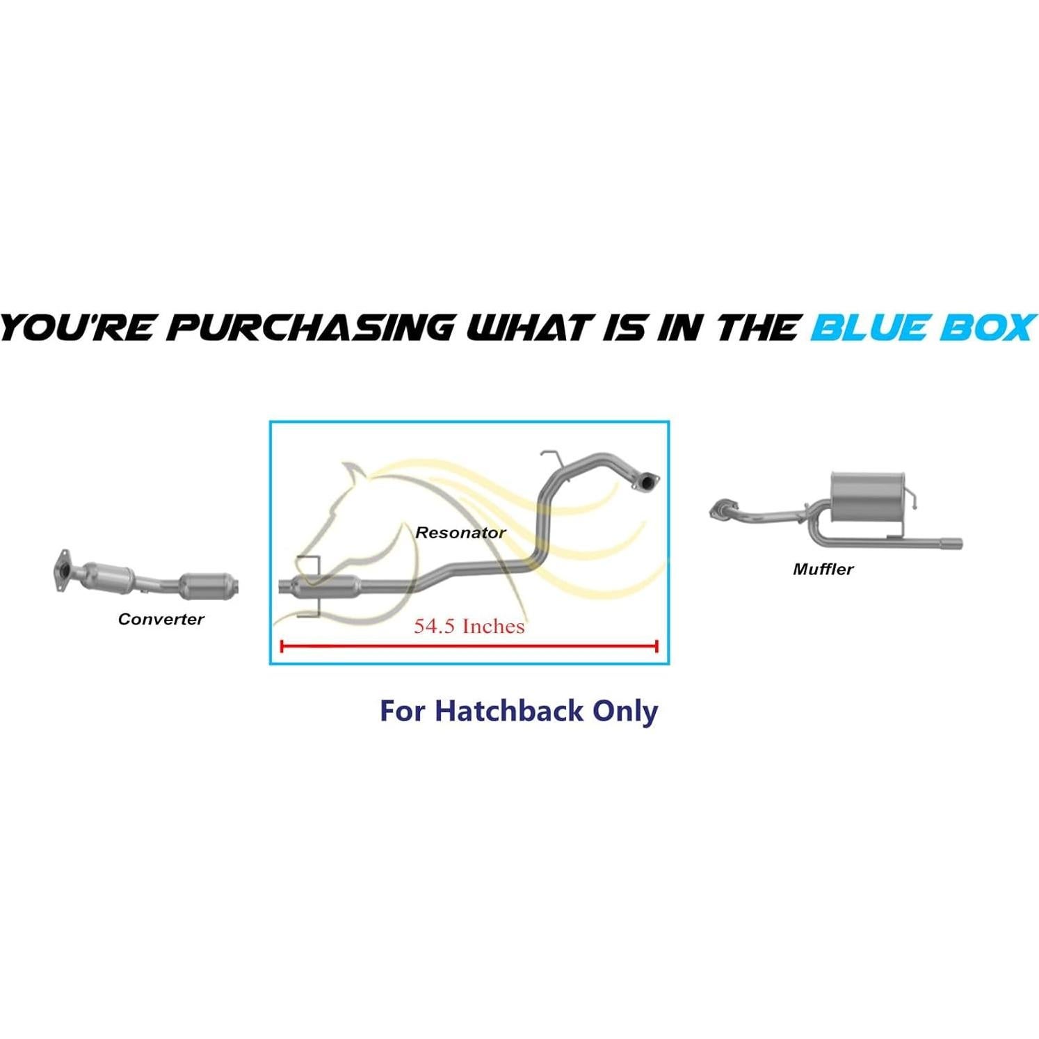 Tubo de escape de acero inoxidable Toyota Yaris 2007-2011