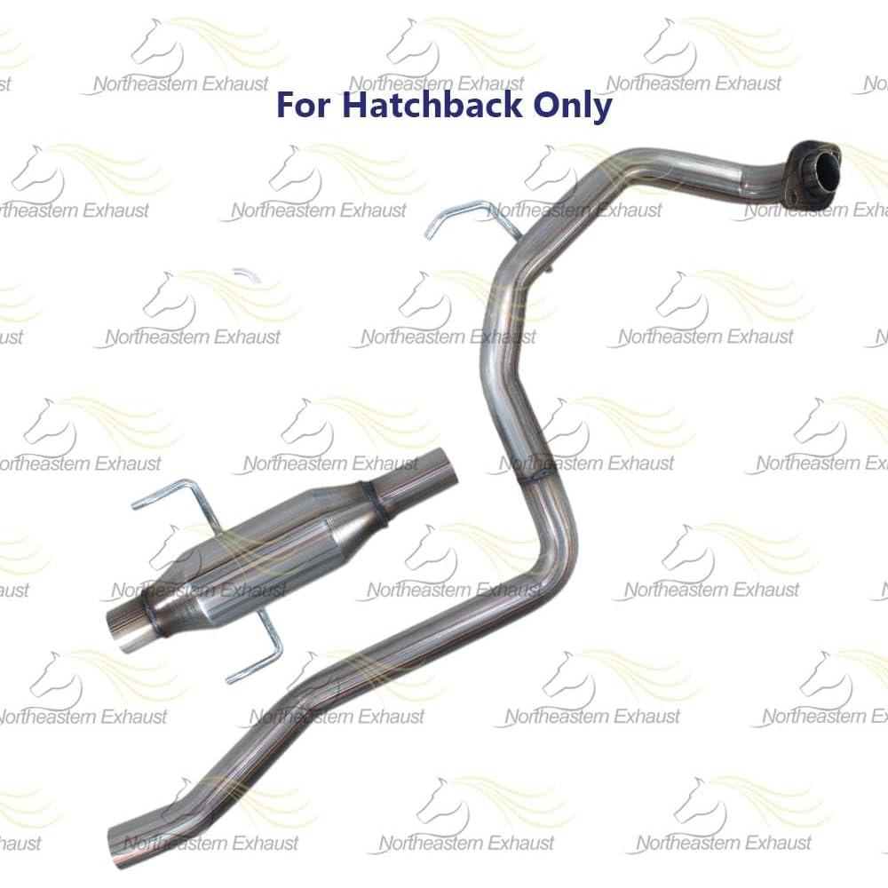 Tubo de escape de acero inoxidable Toyota Yaris 2007-2011