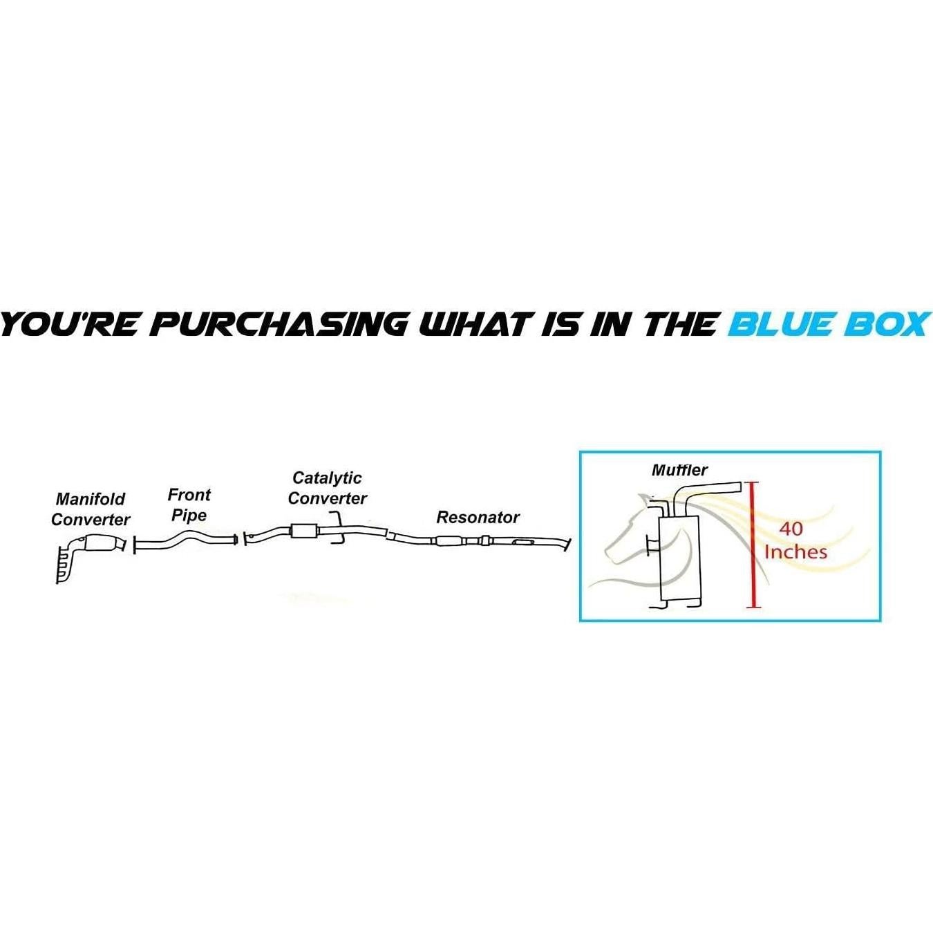 Conjunto de Silenciador Acero Inoxidable Northeastern para Toyota RAV4 2001-2005