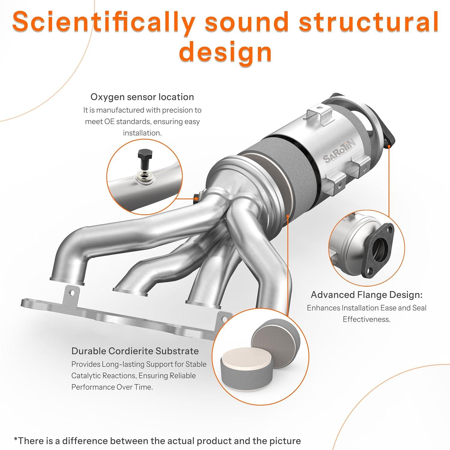Convertidor Catalítico SAROTIN para Toyota Camry 2.4L 07-09