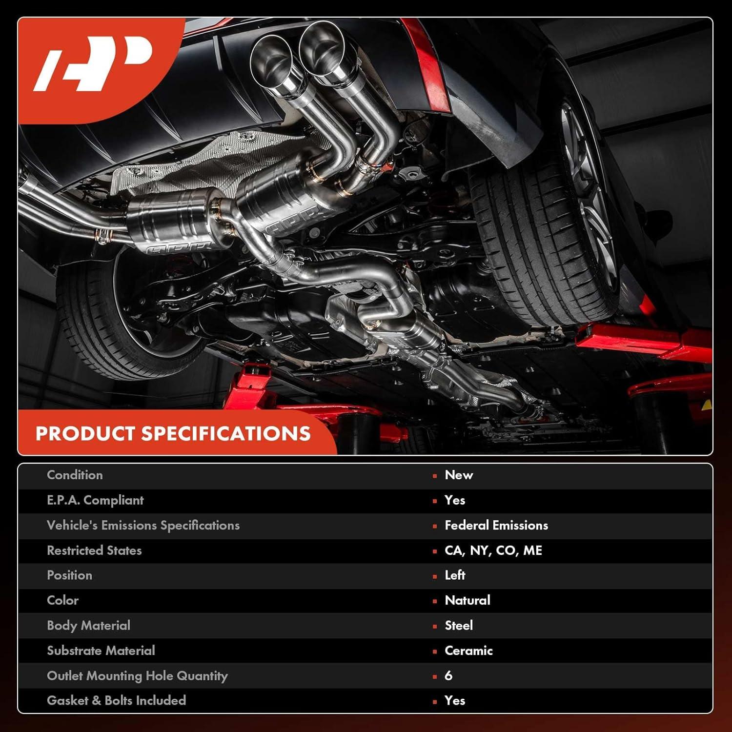 Kit Convertidor Catalítico A-Premium Toyota 4.0L 2 Piezas