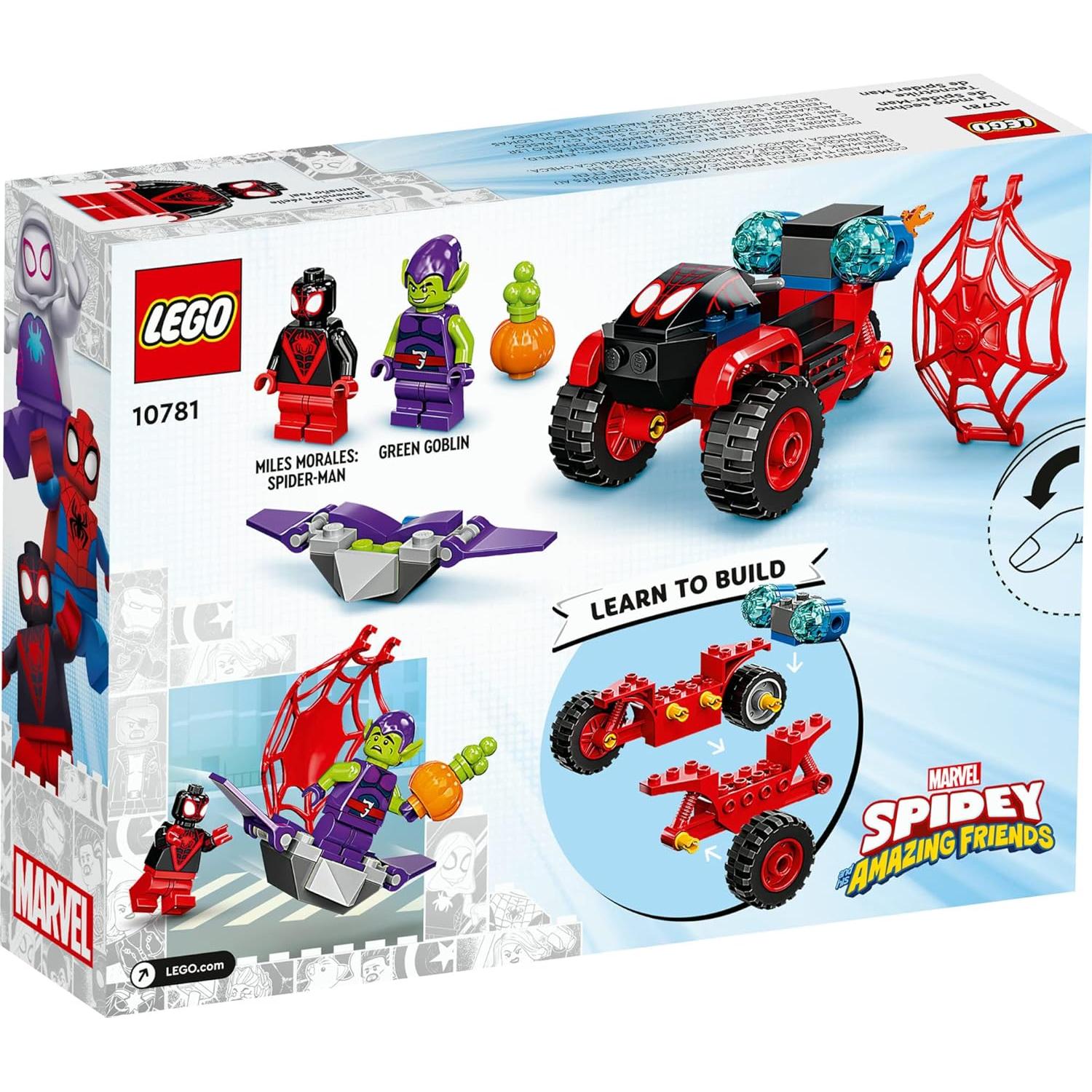 LEGO Spider-Man Miles Morales Triciclo 10781 Juguete 4+